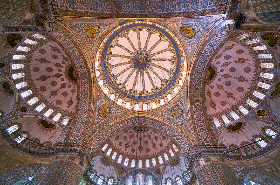 Blue Mosque ceiling 2017