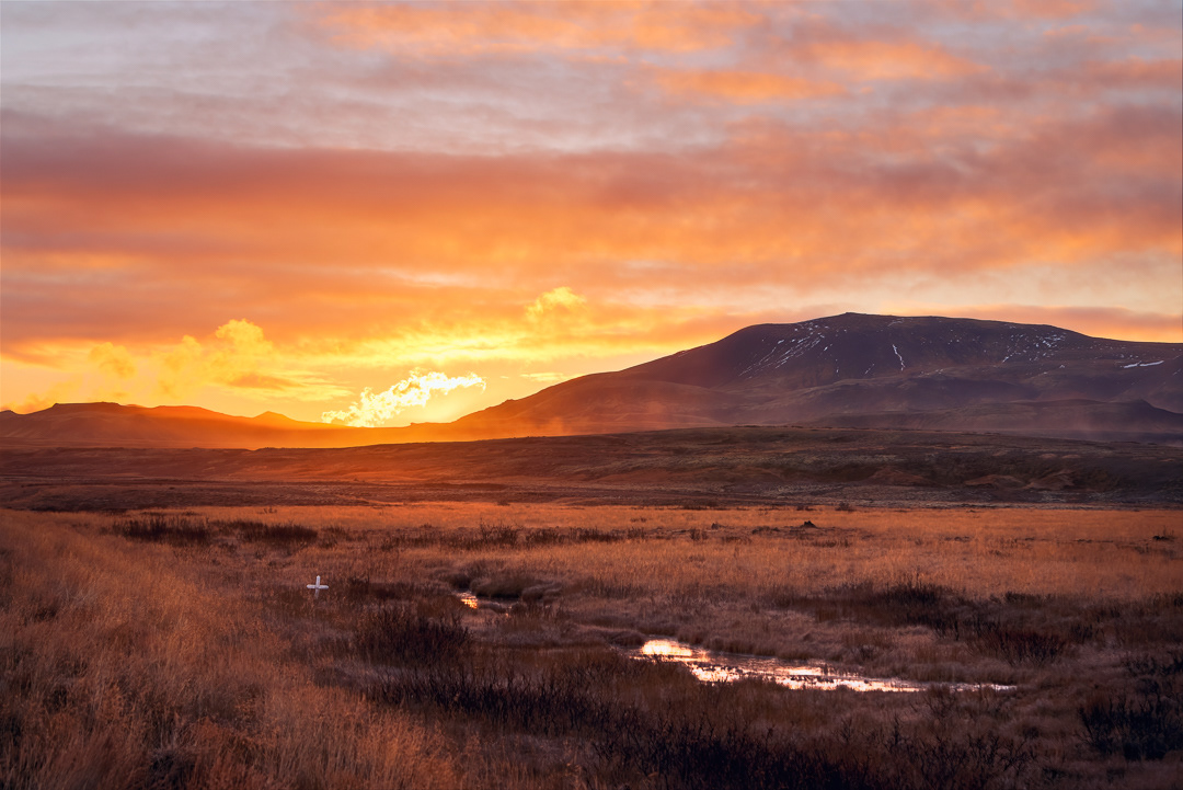 Sunset somewhere in Iceland 2018