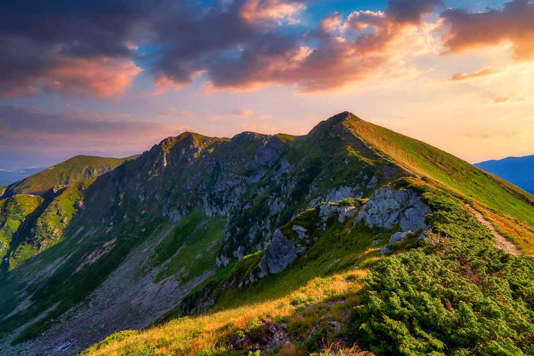 Sunset on the ridge 2018