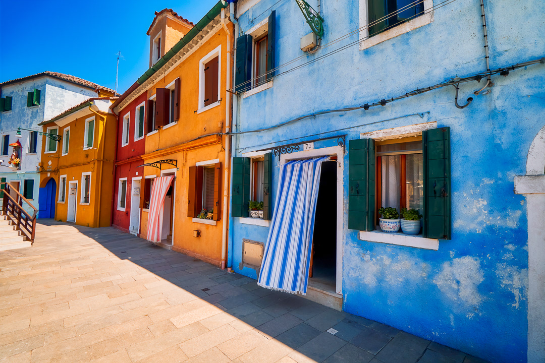 Colorful street , Burano 2018