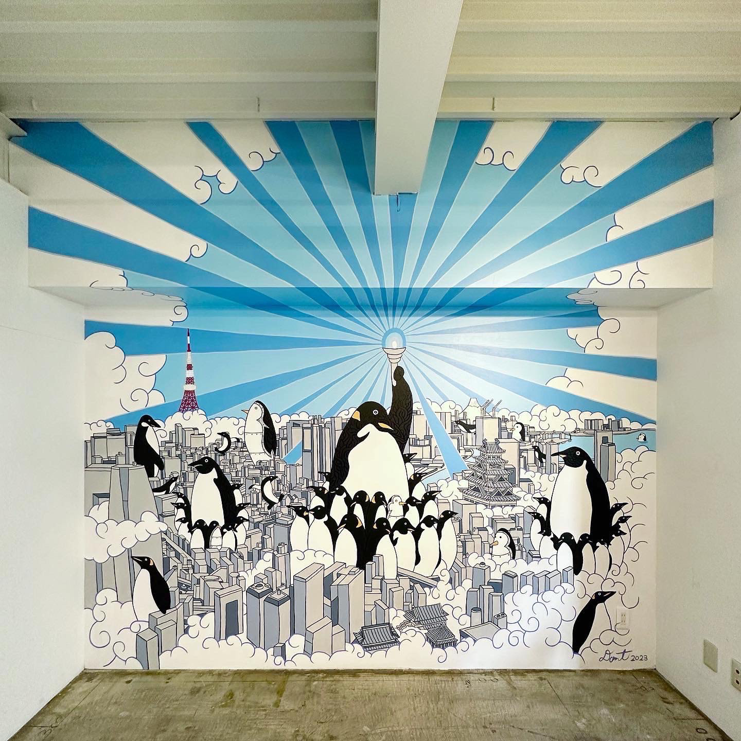 “Penguin World” at Toboggan, Inc. in Tokyo, Japan, 2023