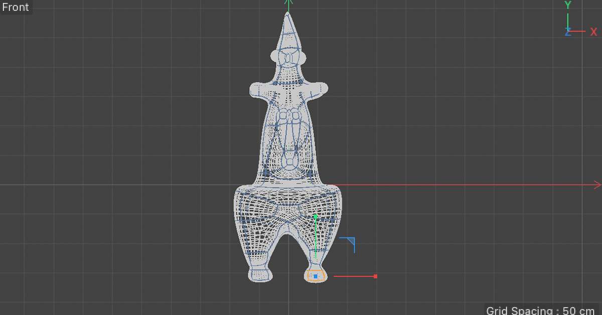 First object - character look C4D