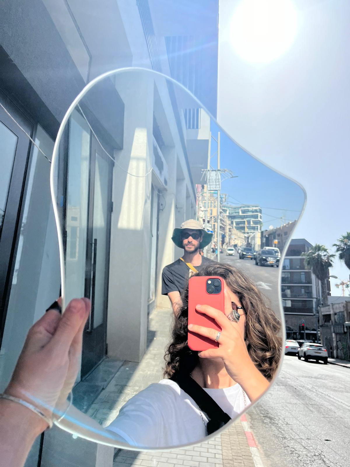 Rock slide miror test