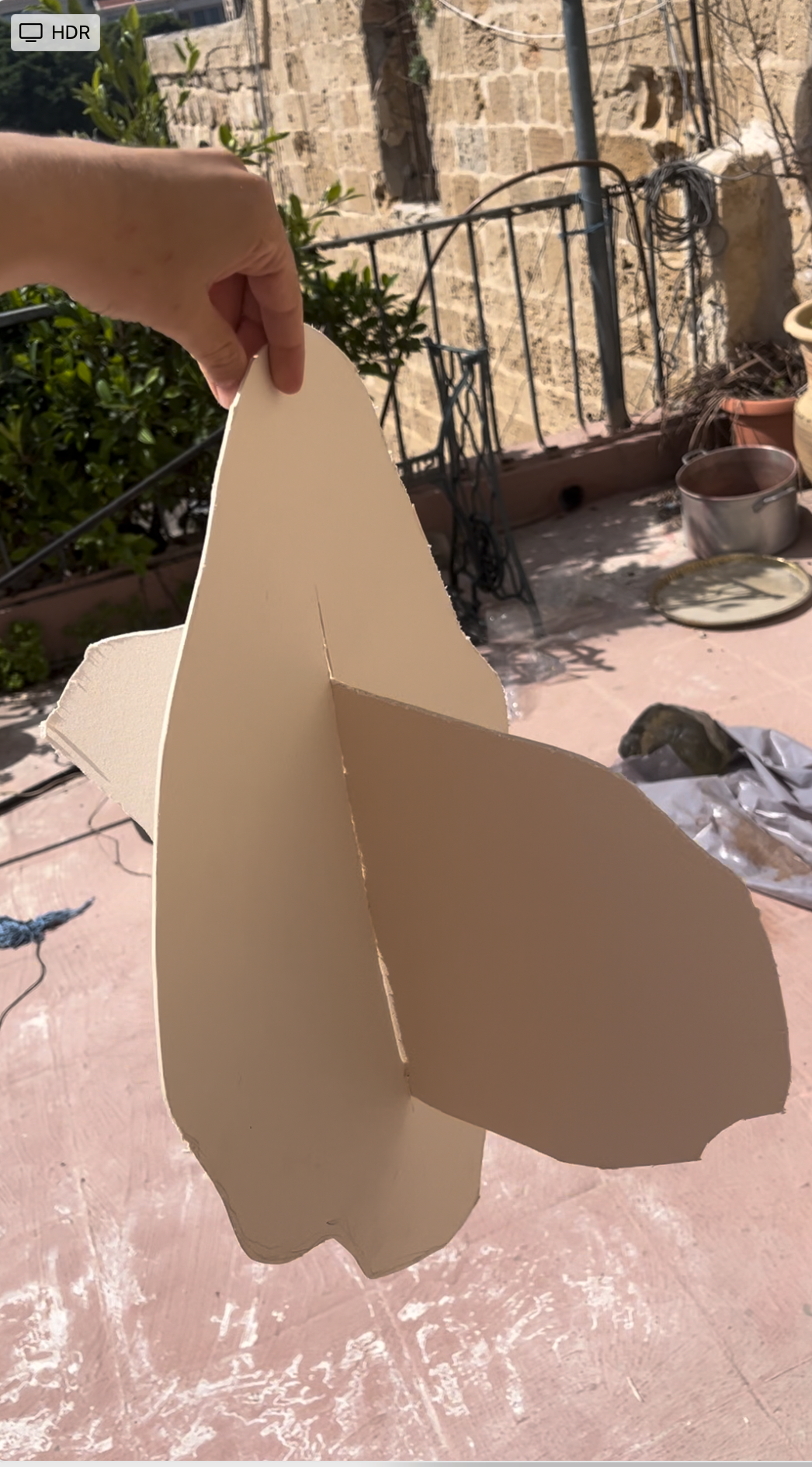 Rock slide shape test