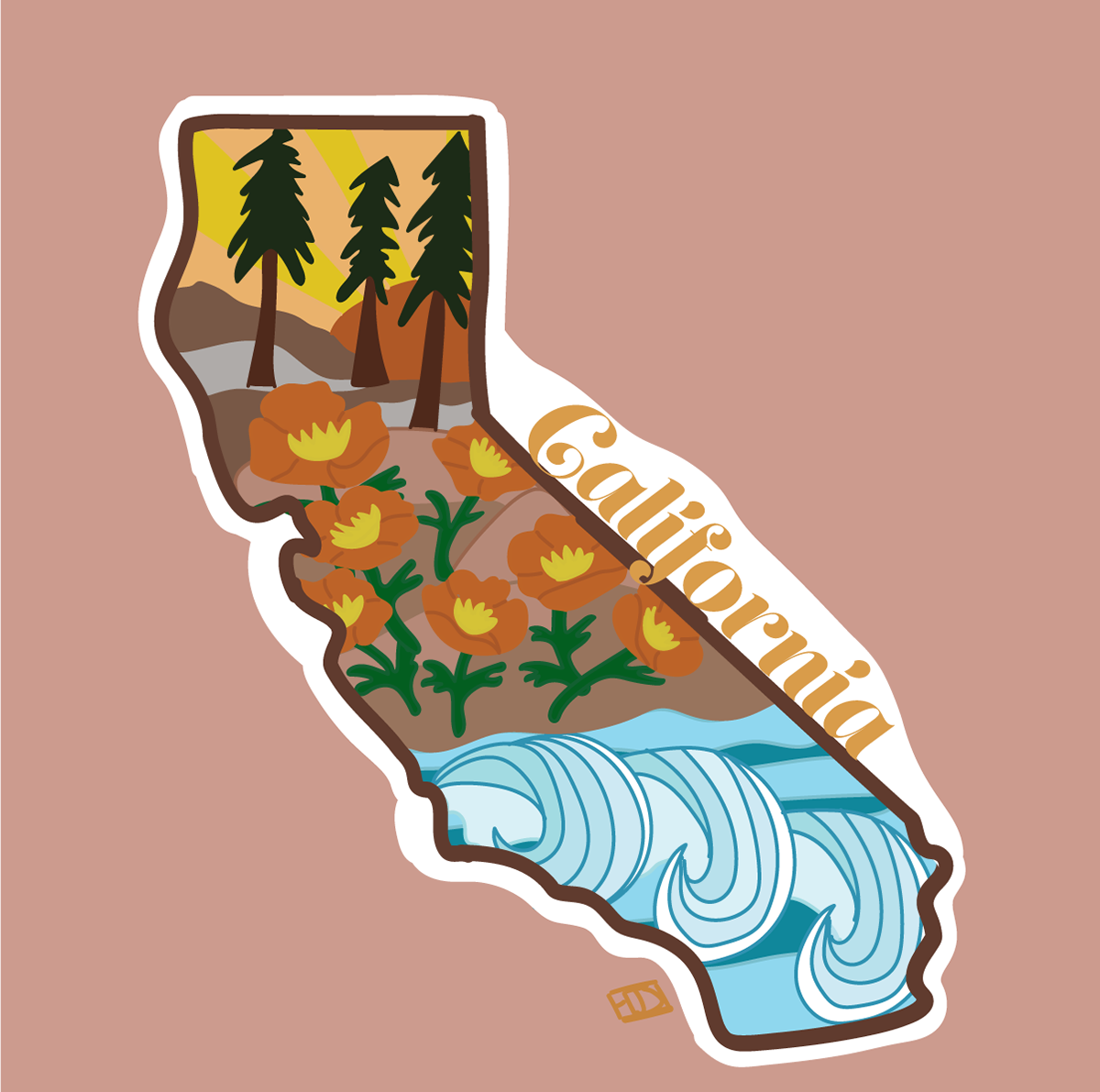 California State Sticker, 2022