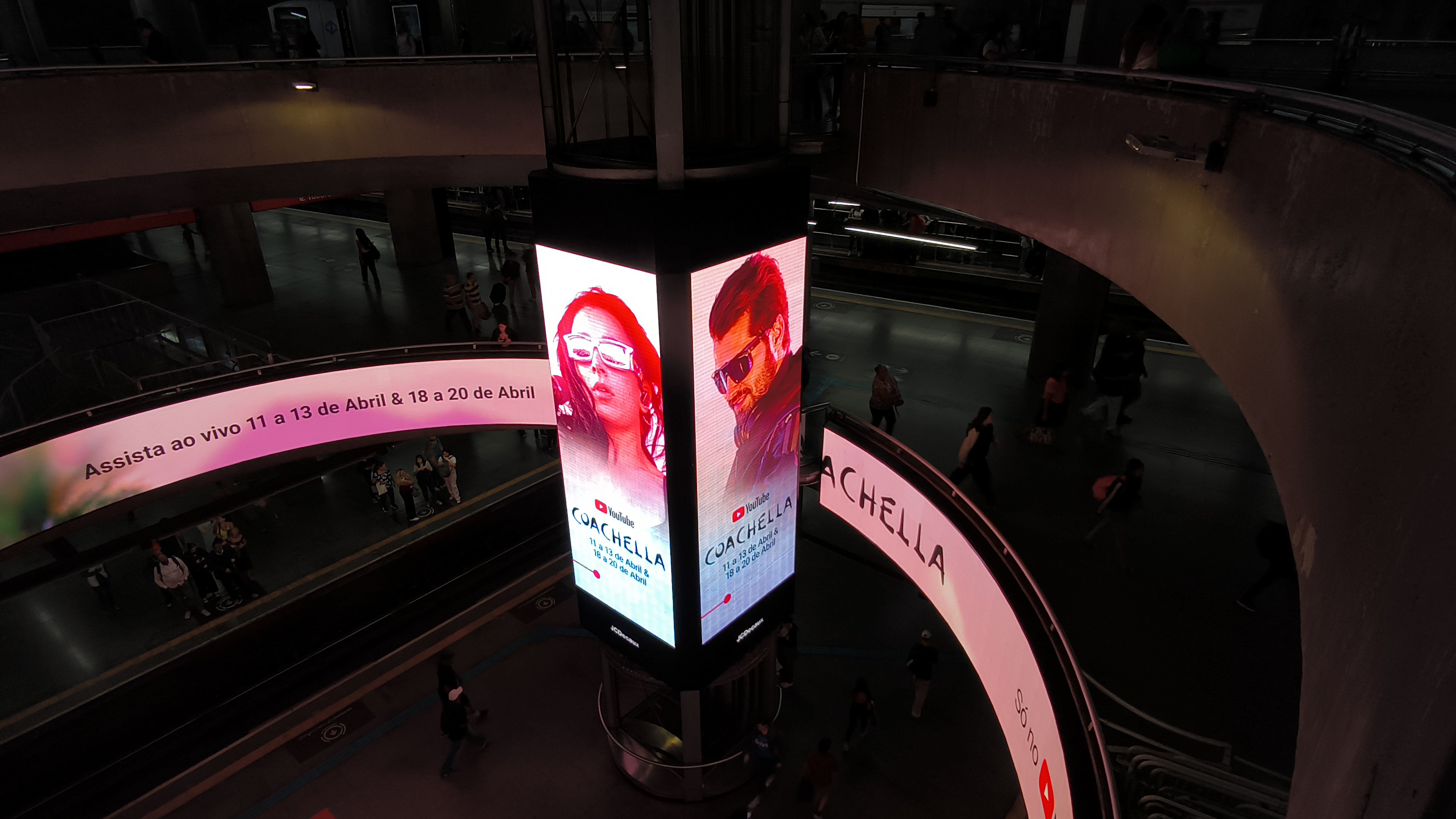 Live capture of Brazil DOOH