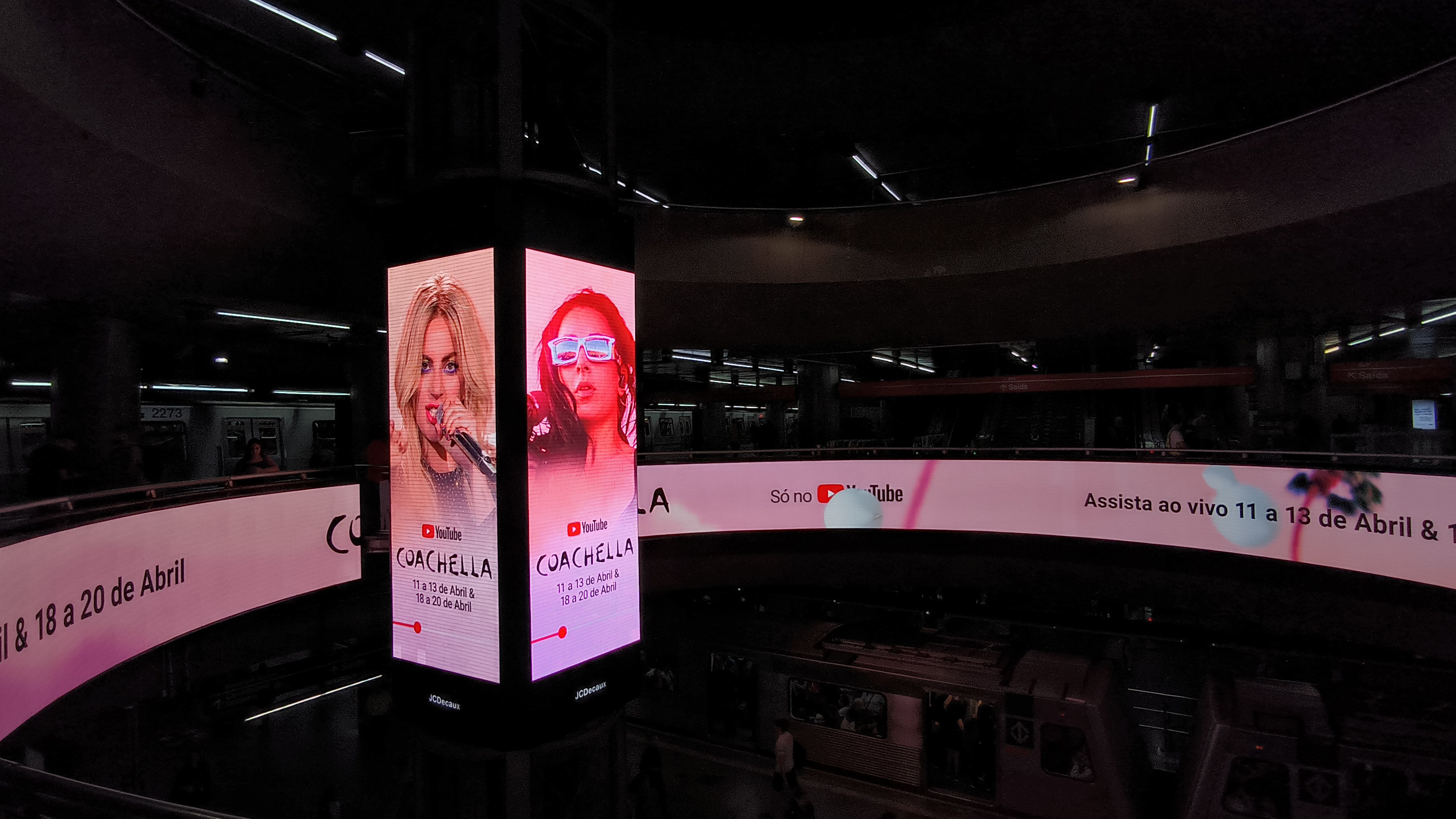 Live capture of Brazil DOOH