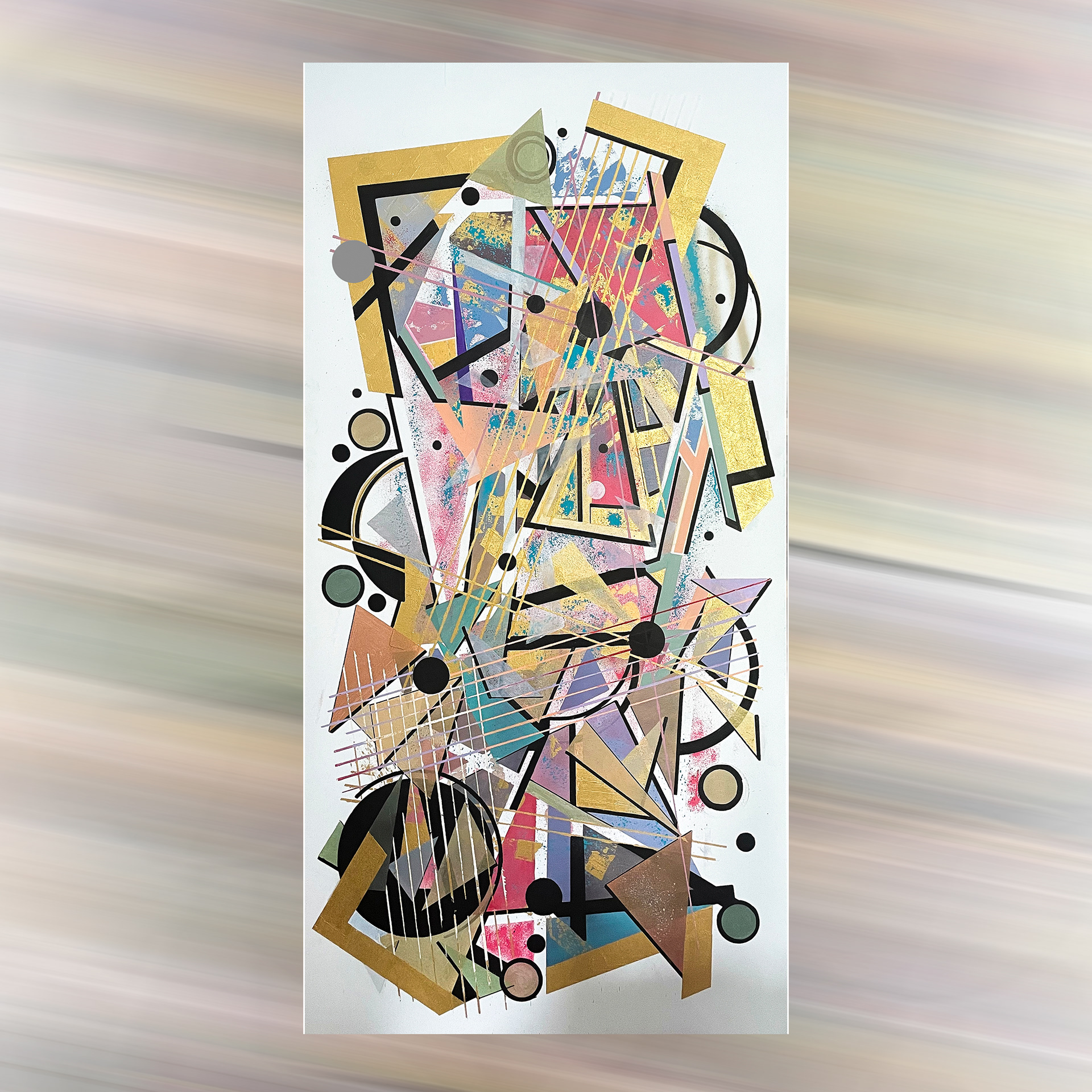 harp, size 100x200 cm, ARYLIC, CANVAS ARTMIE