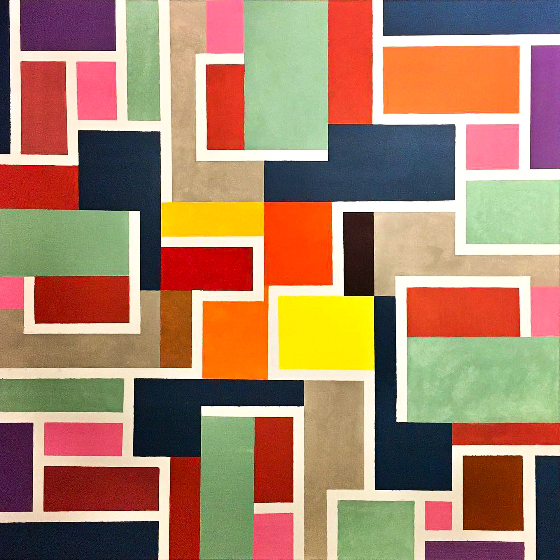 LABYRINTH, size 100x100 cm, ARYLIC, CANVAS ARTMIE