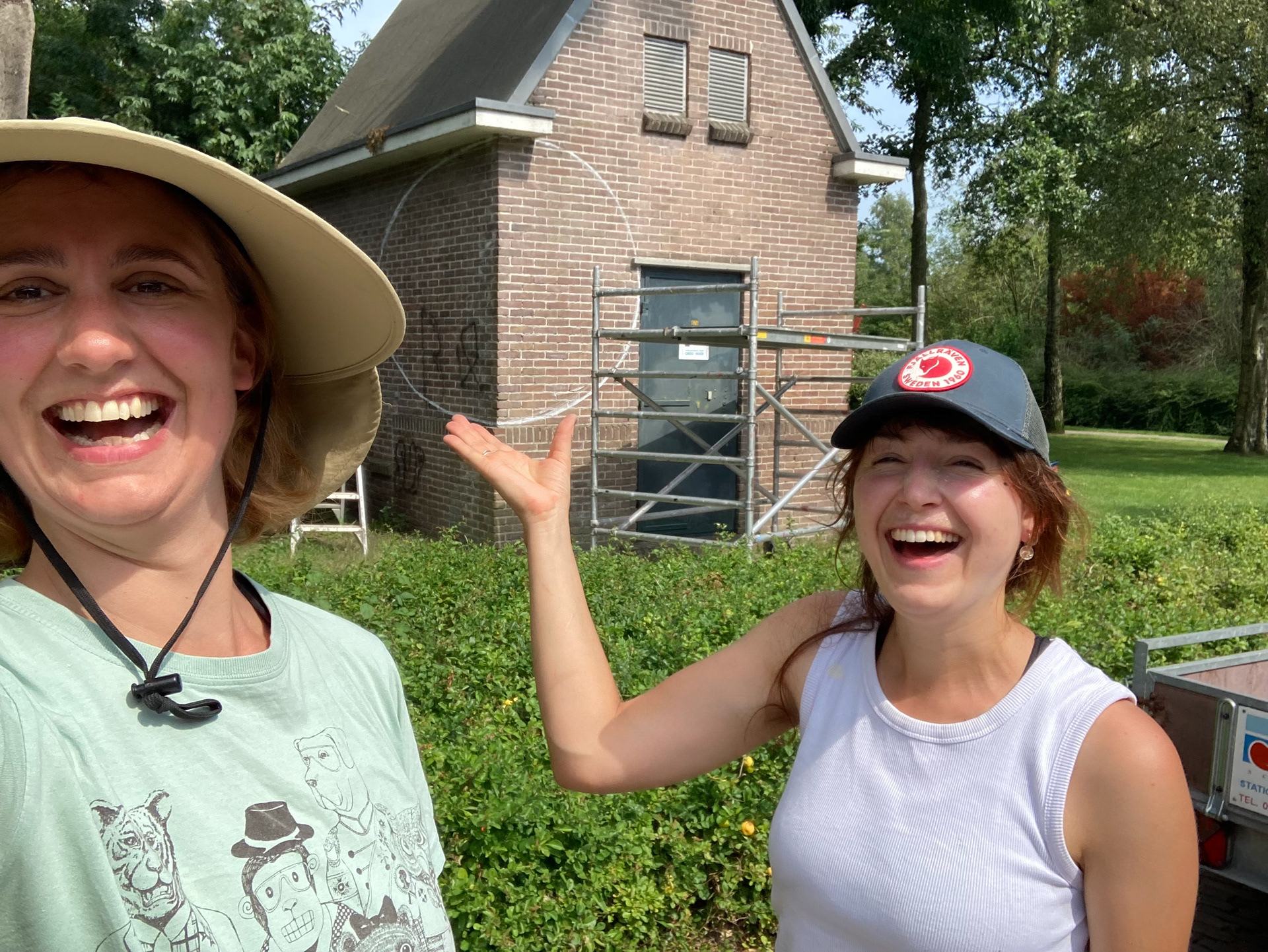 links Kim Buisman rechts Chantal Hendriks