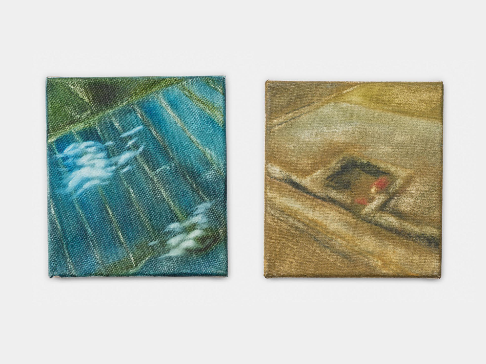 Approaching 2000 6x 18x20 cm Oil on Canvas