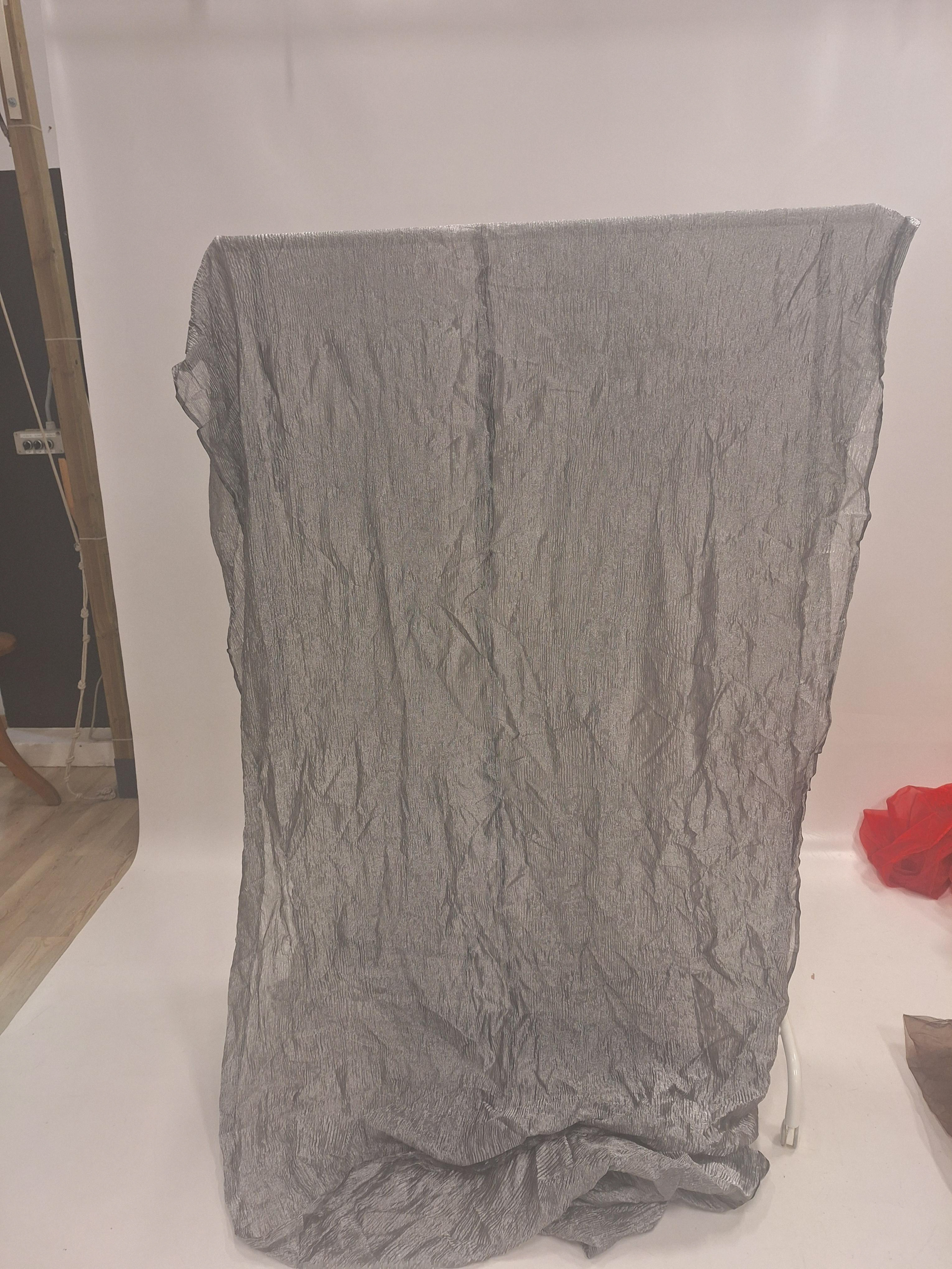 Silvrigt segel (5m x 2m)