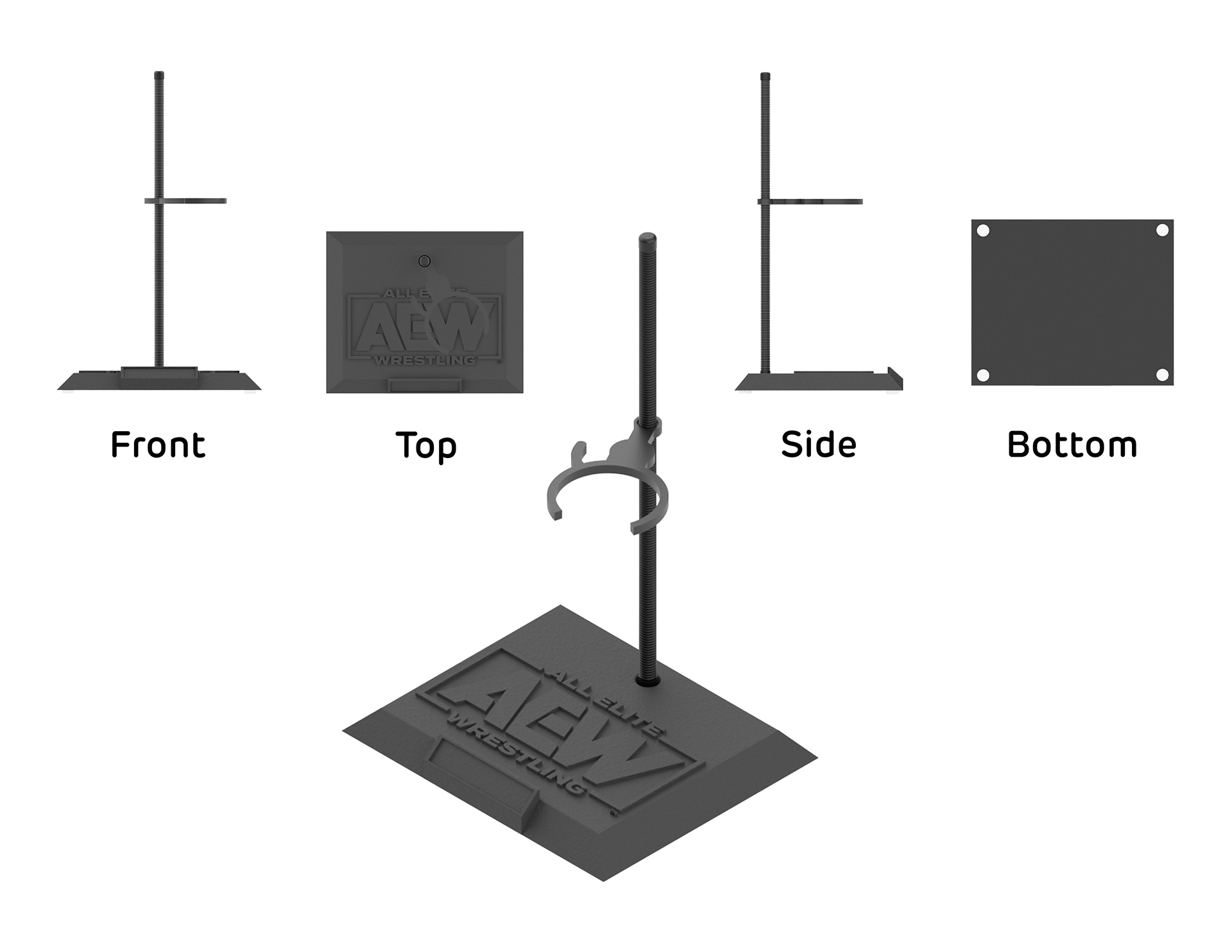 Action figure stand concept