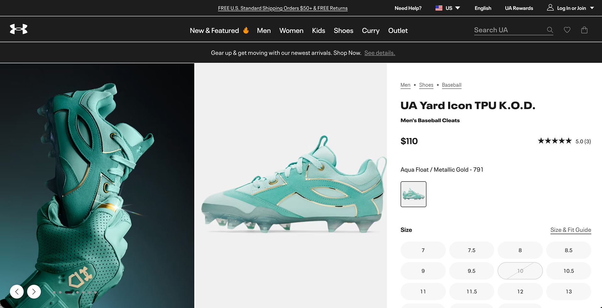 K.O.D. Yard Cleat UA.com