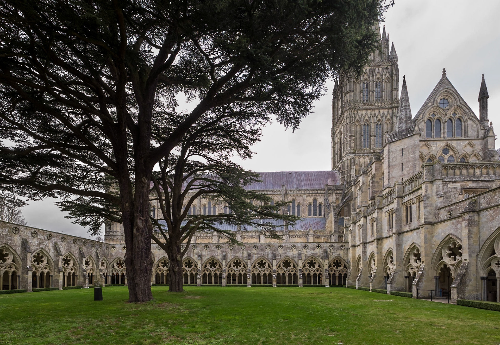 The cathedral from the cloisters