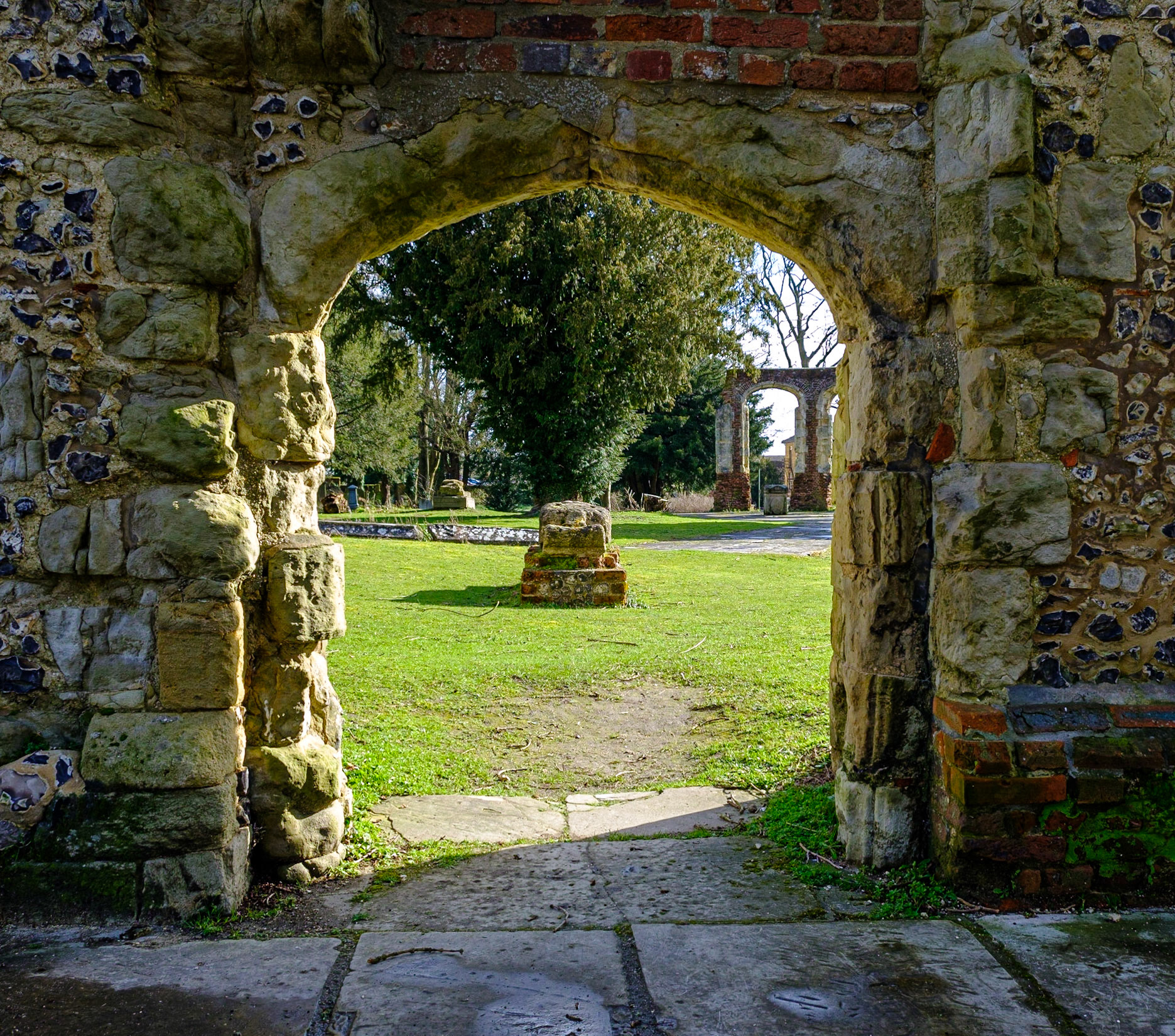 View through the arch