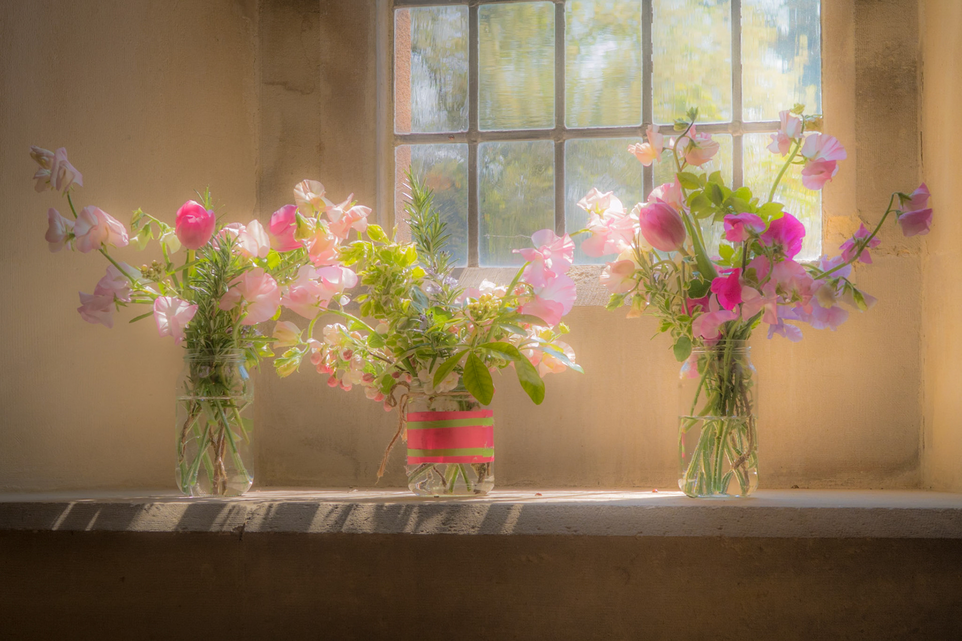 Flowers in the church