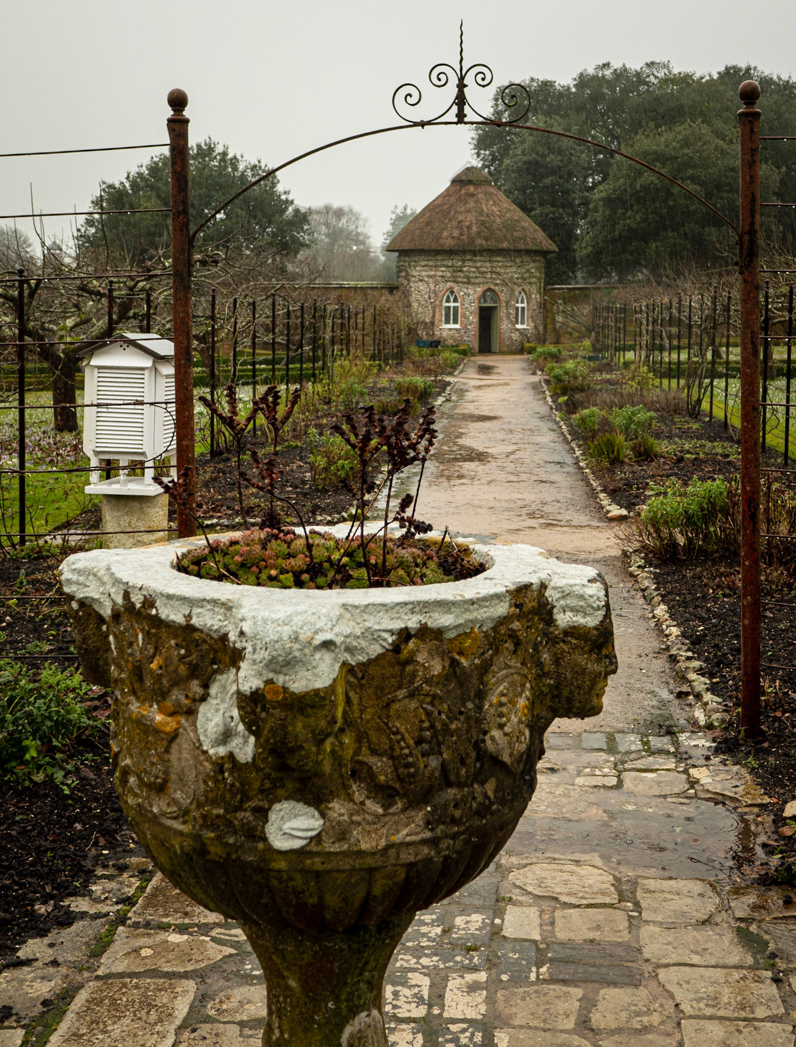 In the walled garden