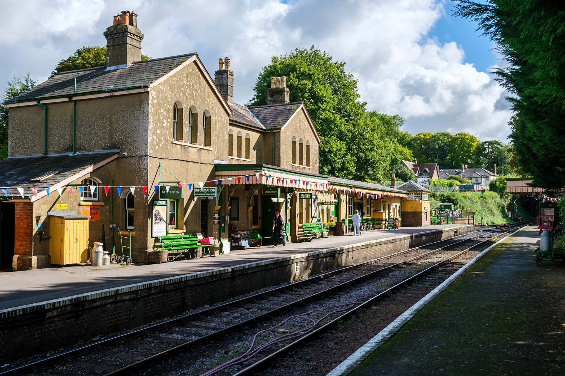 After the train has gone