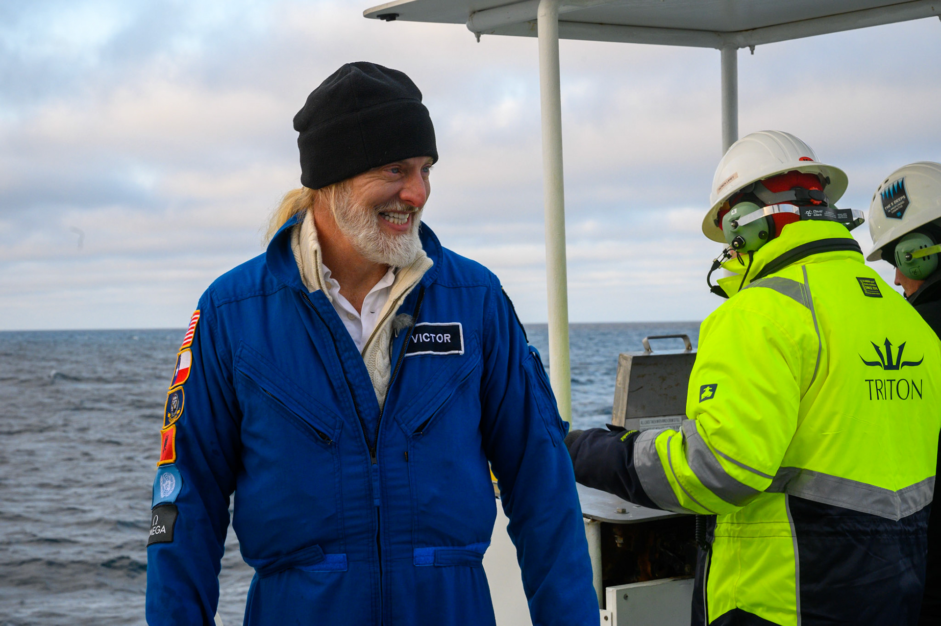 Vescovo following successful dive to Molloy Deep