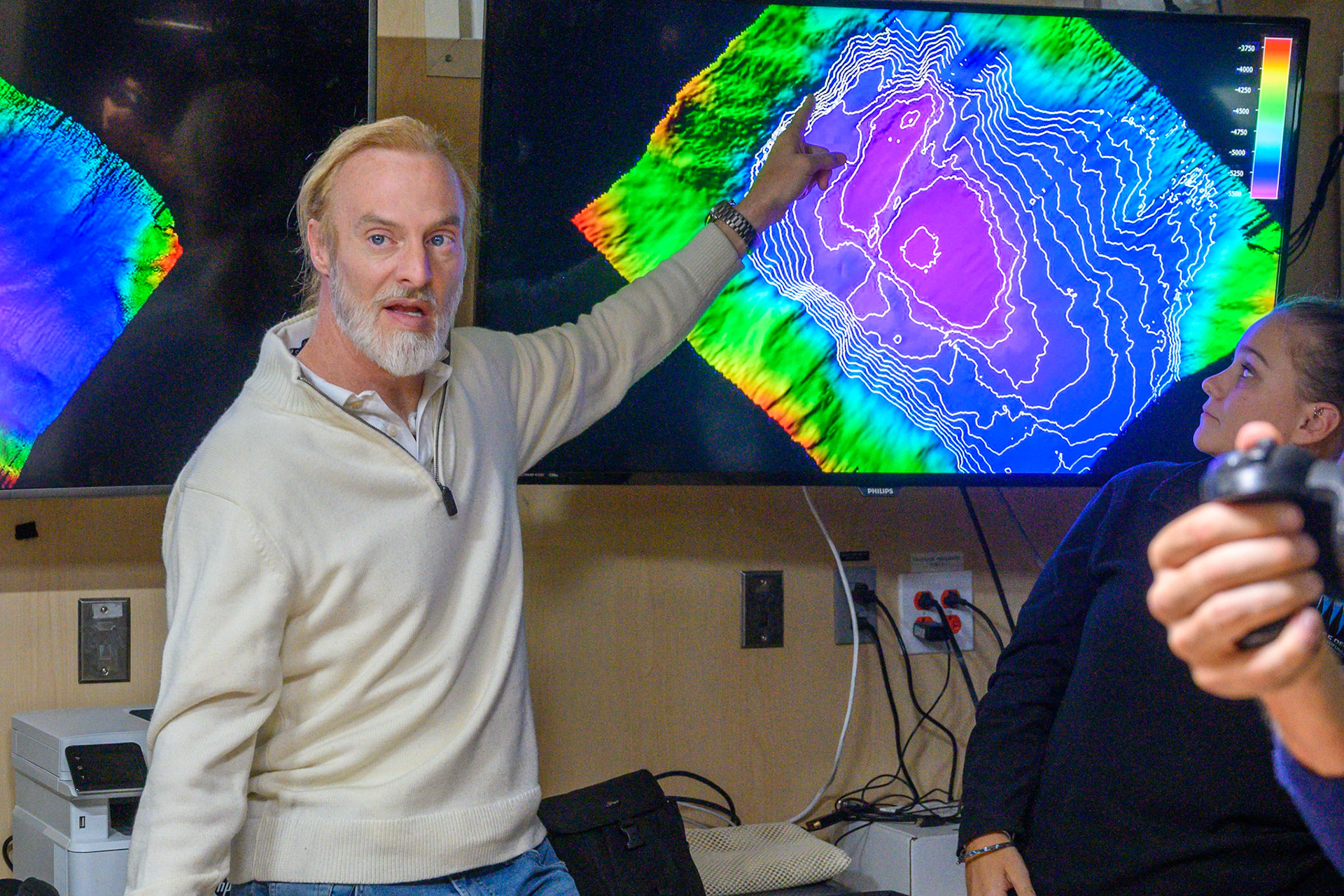 Vescovo point to deepest point of Molloy Deep