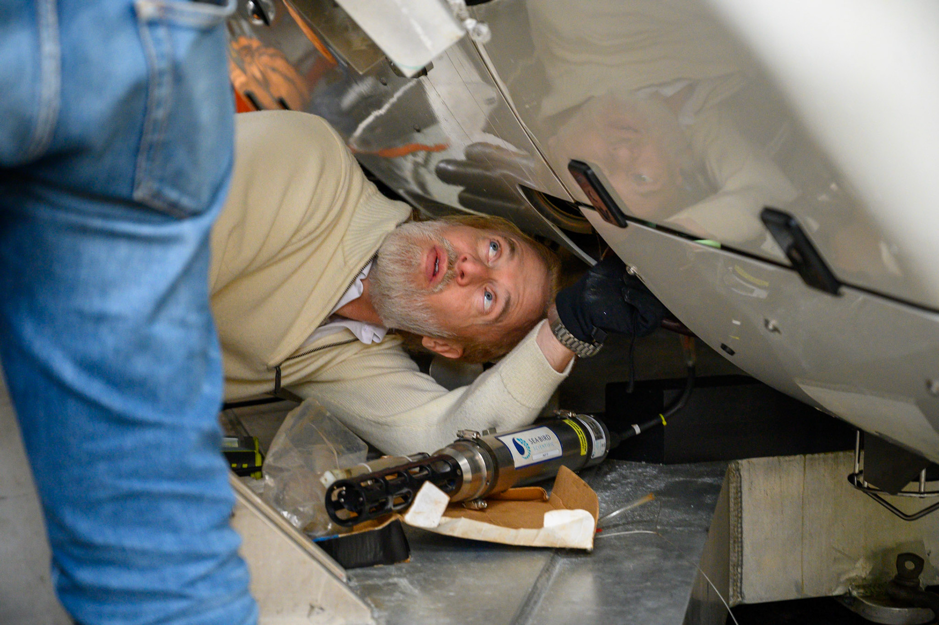 Vescovo Pre-dive inspection of DSV Limiting Factor 