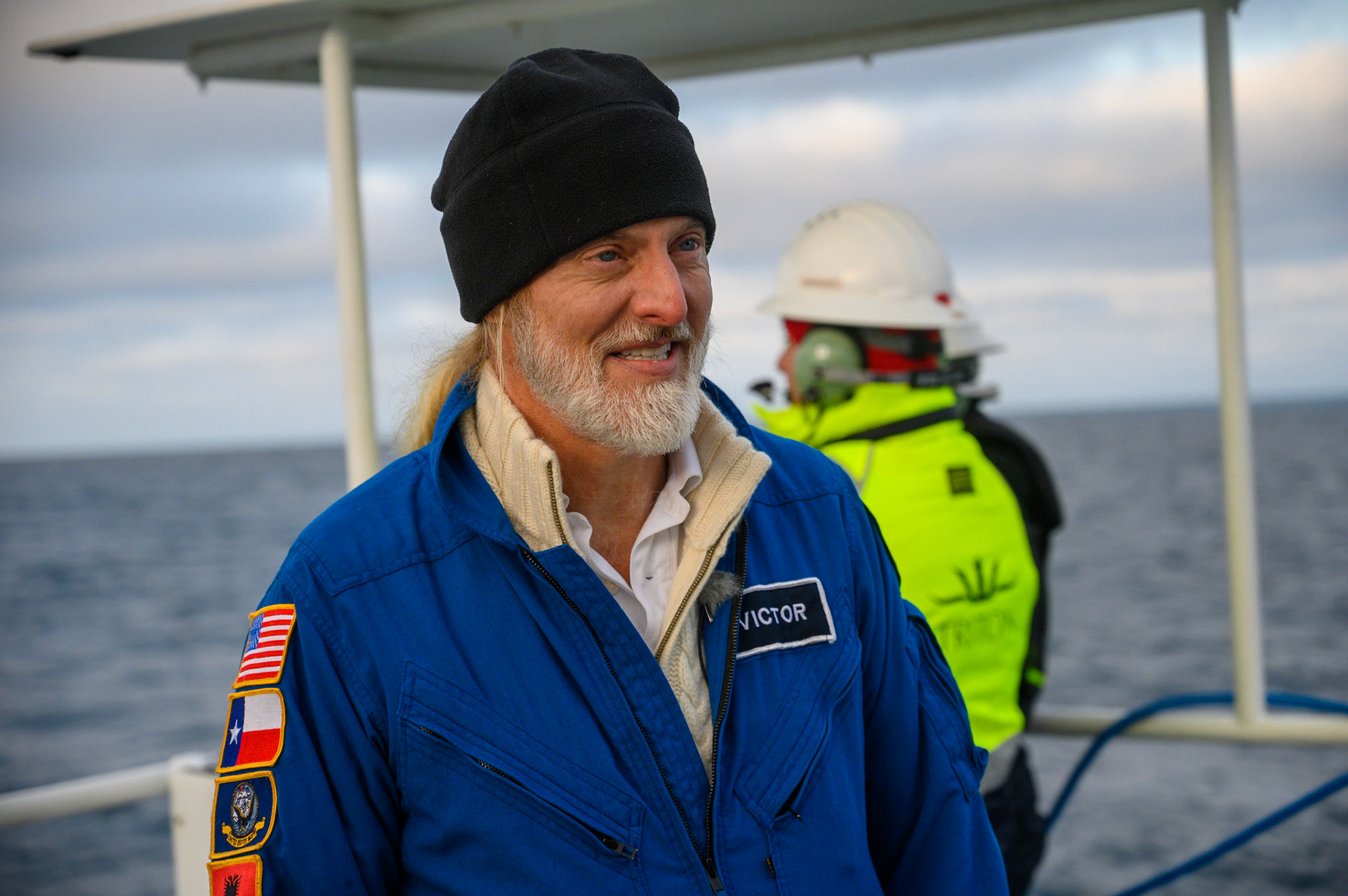 Vescovo post dive interview