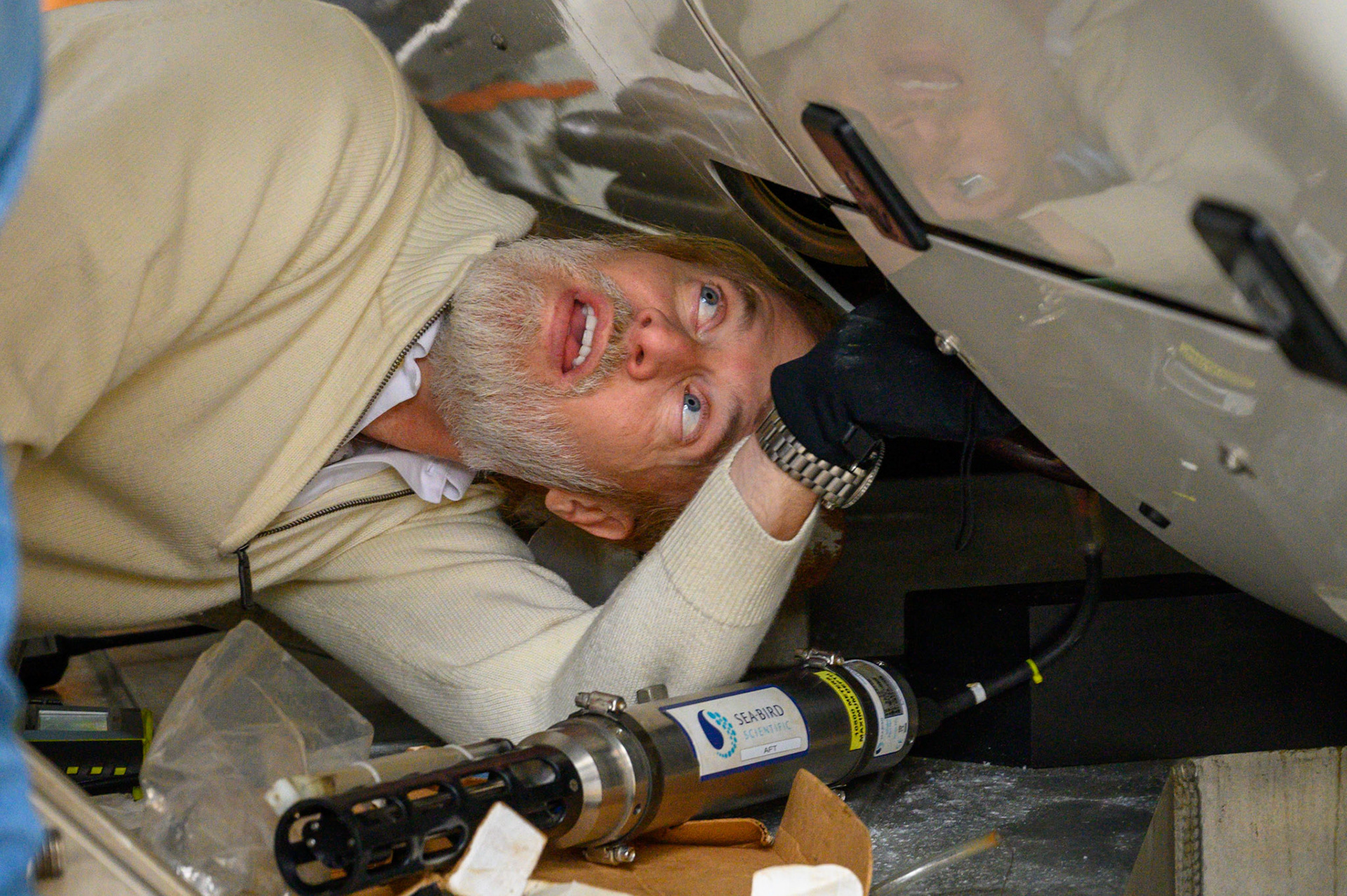 Vescovo Pre-dive inspection of DSV Limiting Factor 