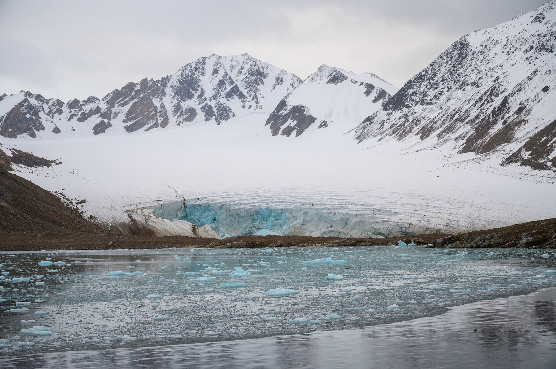 Glacier, Spitsbergen Island
