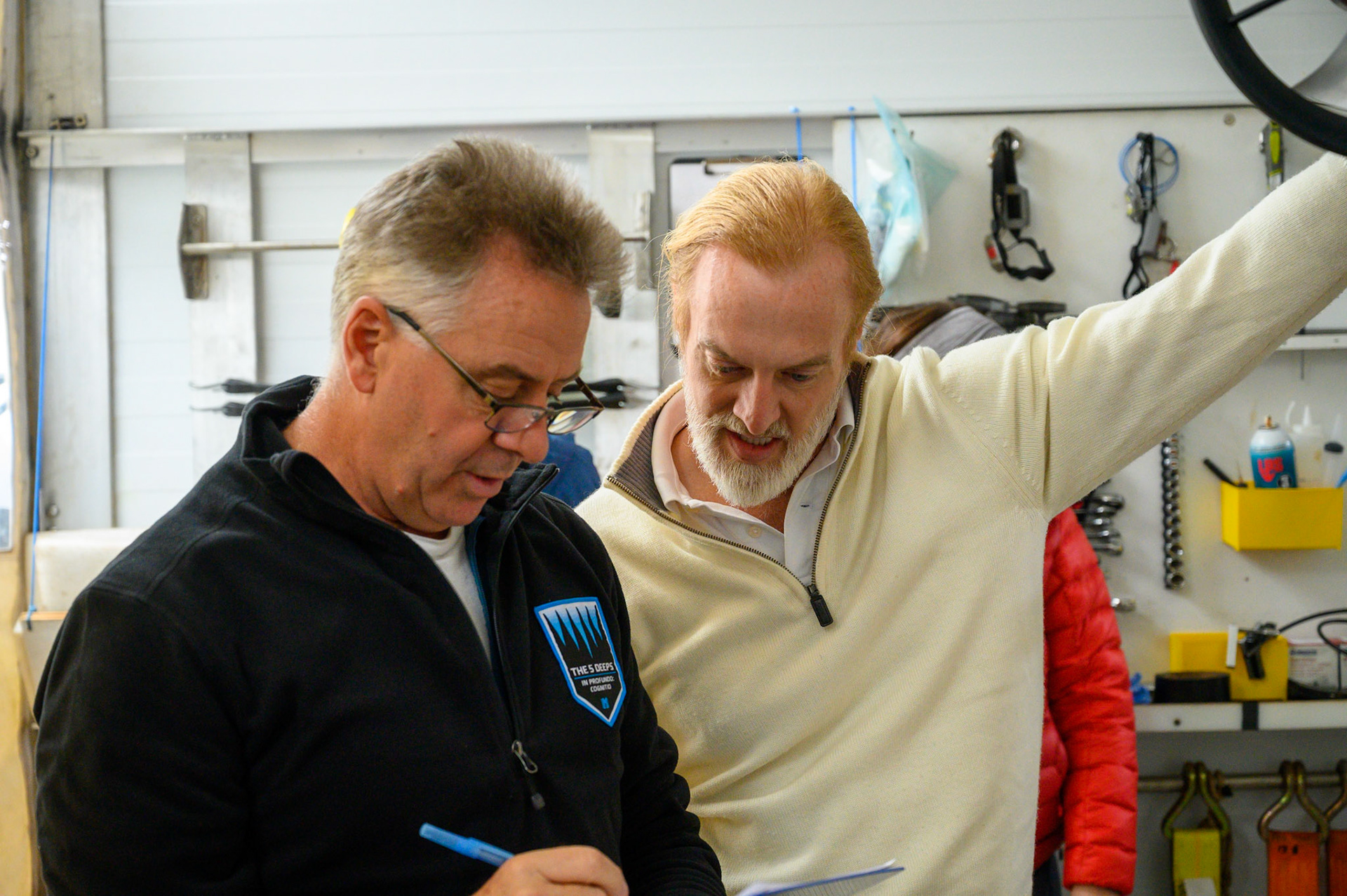 Pre-dive inspection of DSV Limiting Factor 