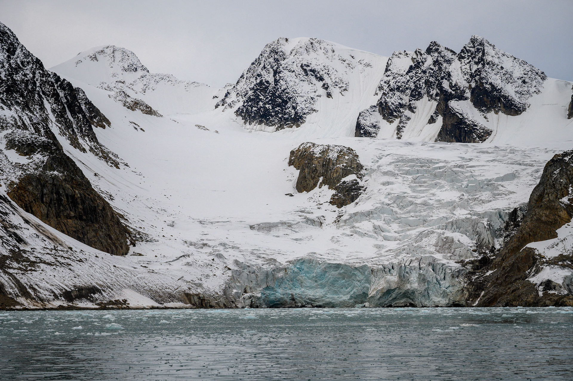 Glacier, Spitsbergen Island