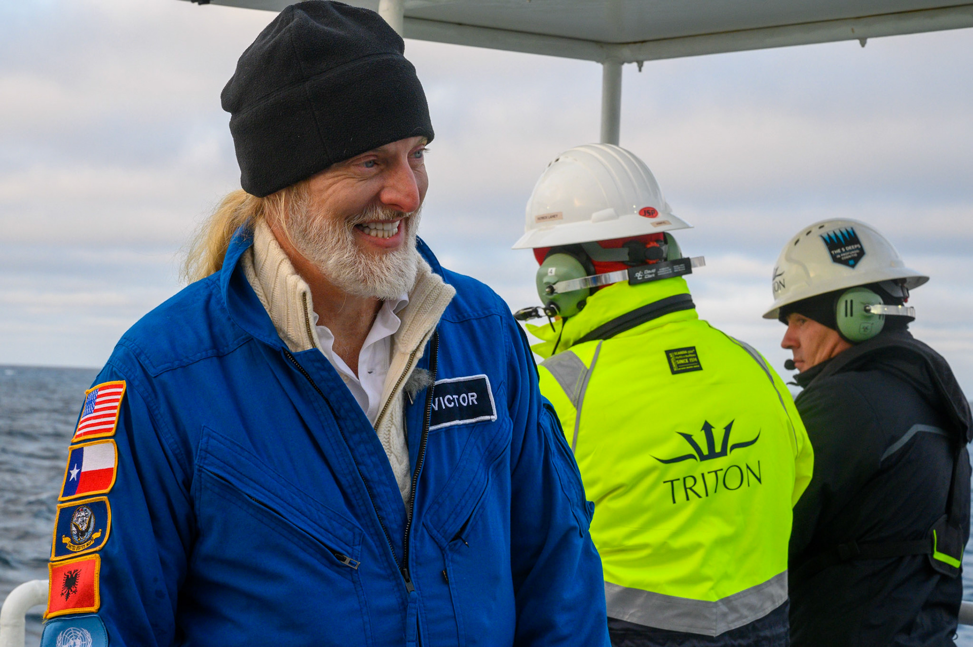 Vescovo following successful dive to Molloy Deep