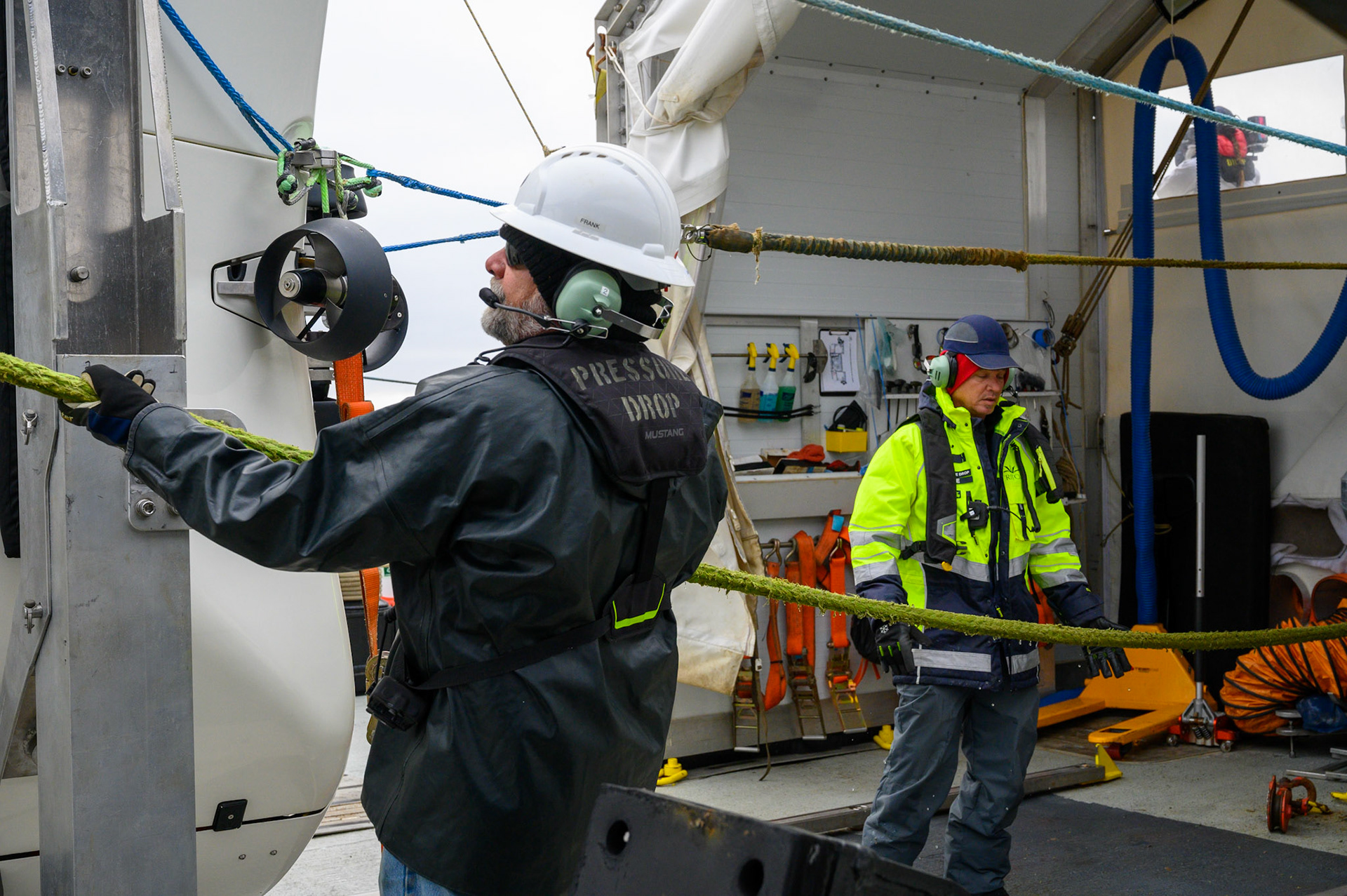 Frank Lombardo (L), Steven Chappell (R)