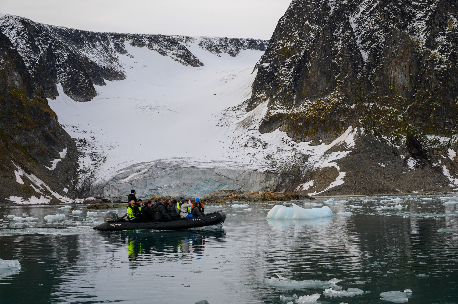 Glacier, Spitsbergen Island