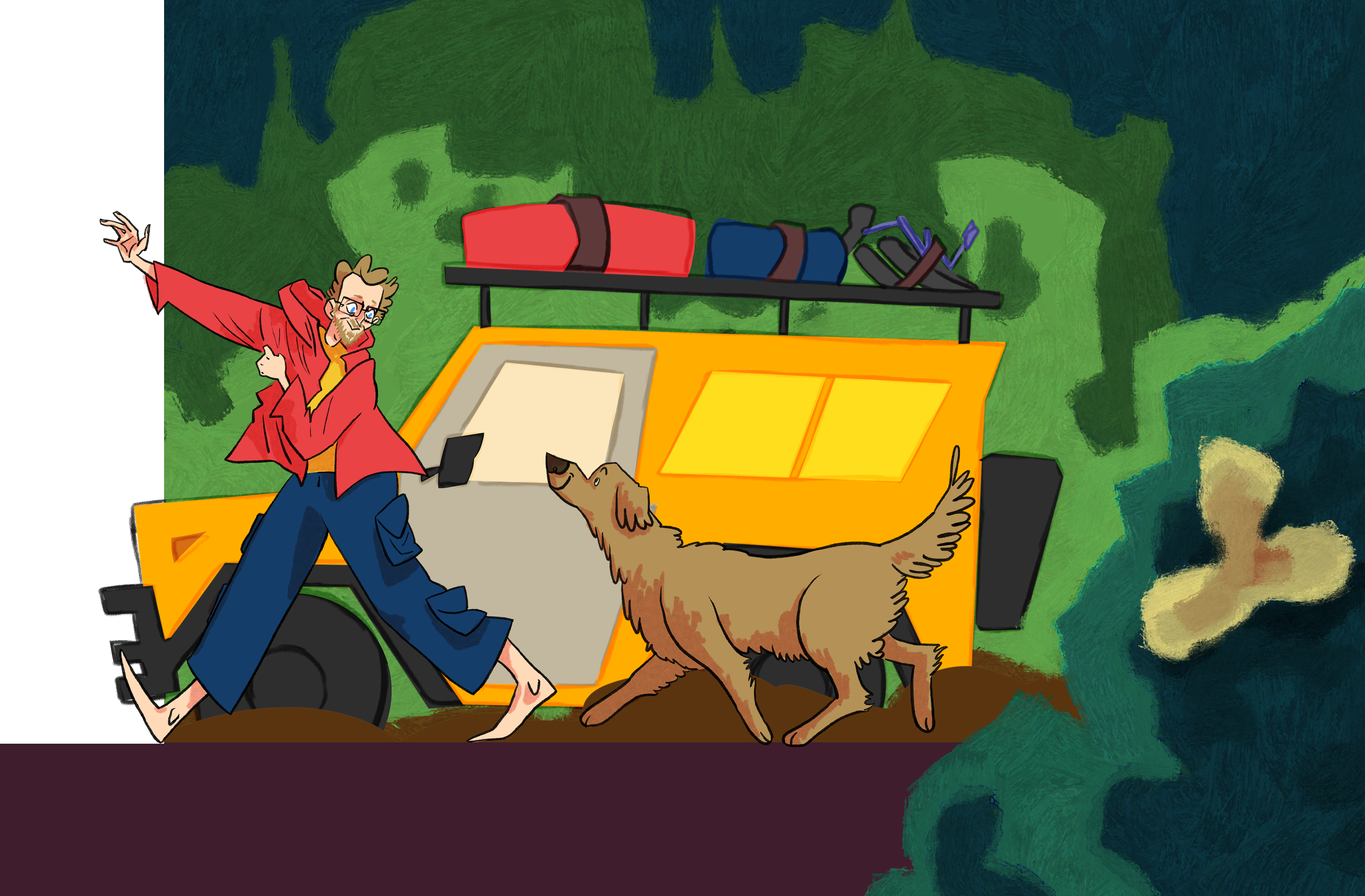 Character Design for 2 Hiking Friends, 2024