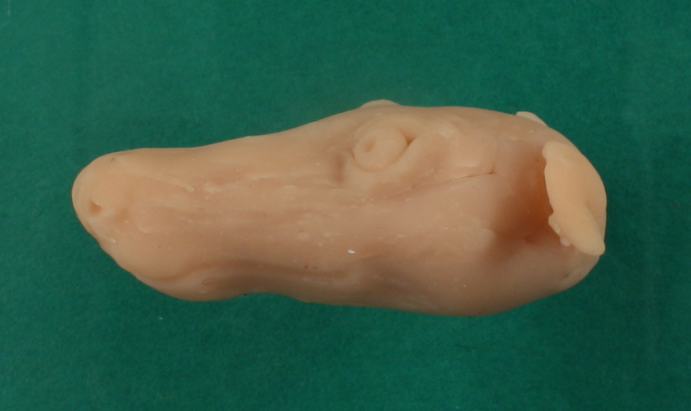 Clay head sculpt