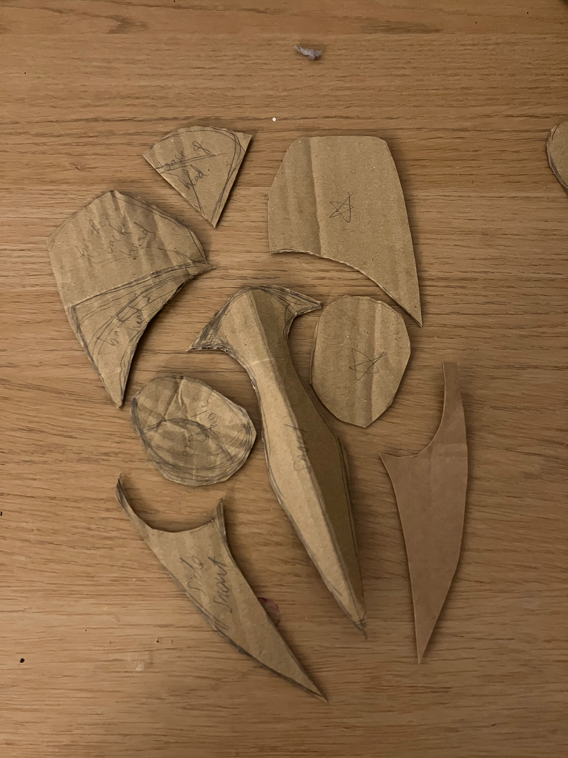 Mapping out the head construction