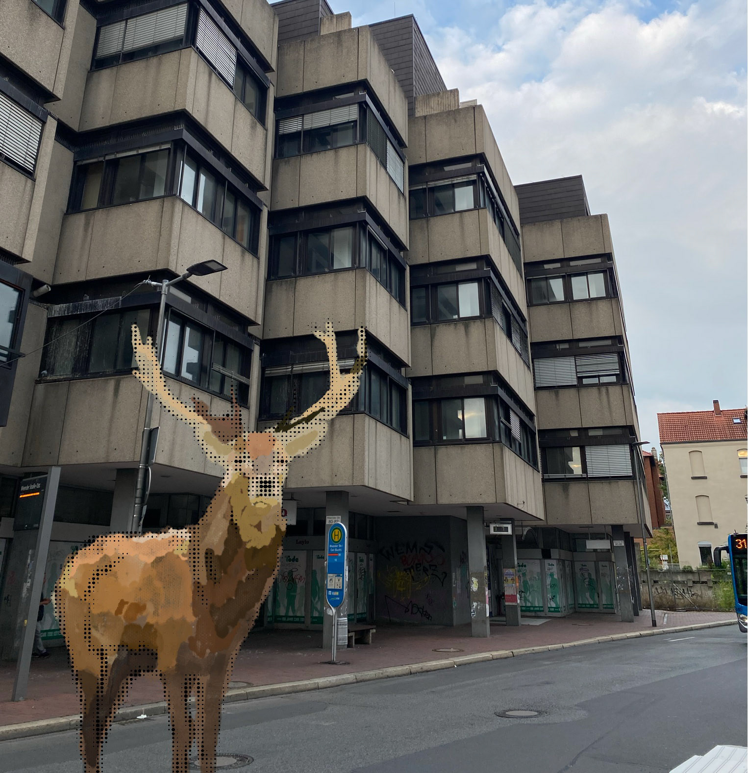 Tier in der Stadt