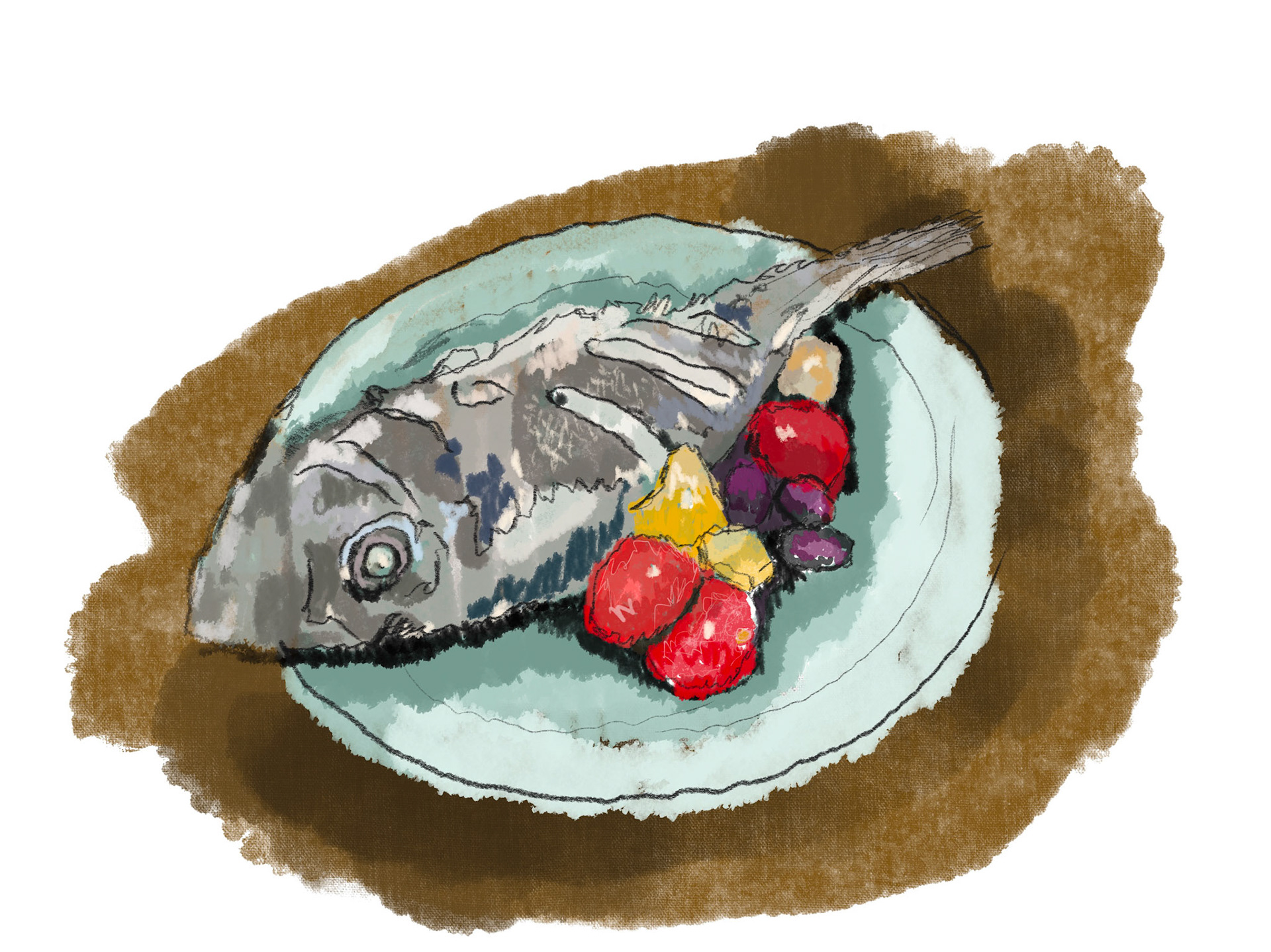 Fisch auf dem Teller