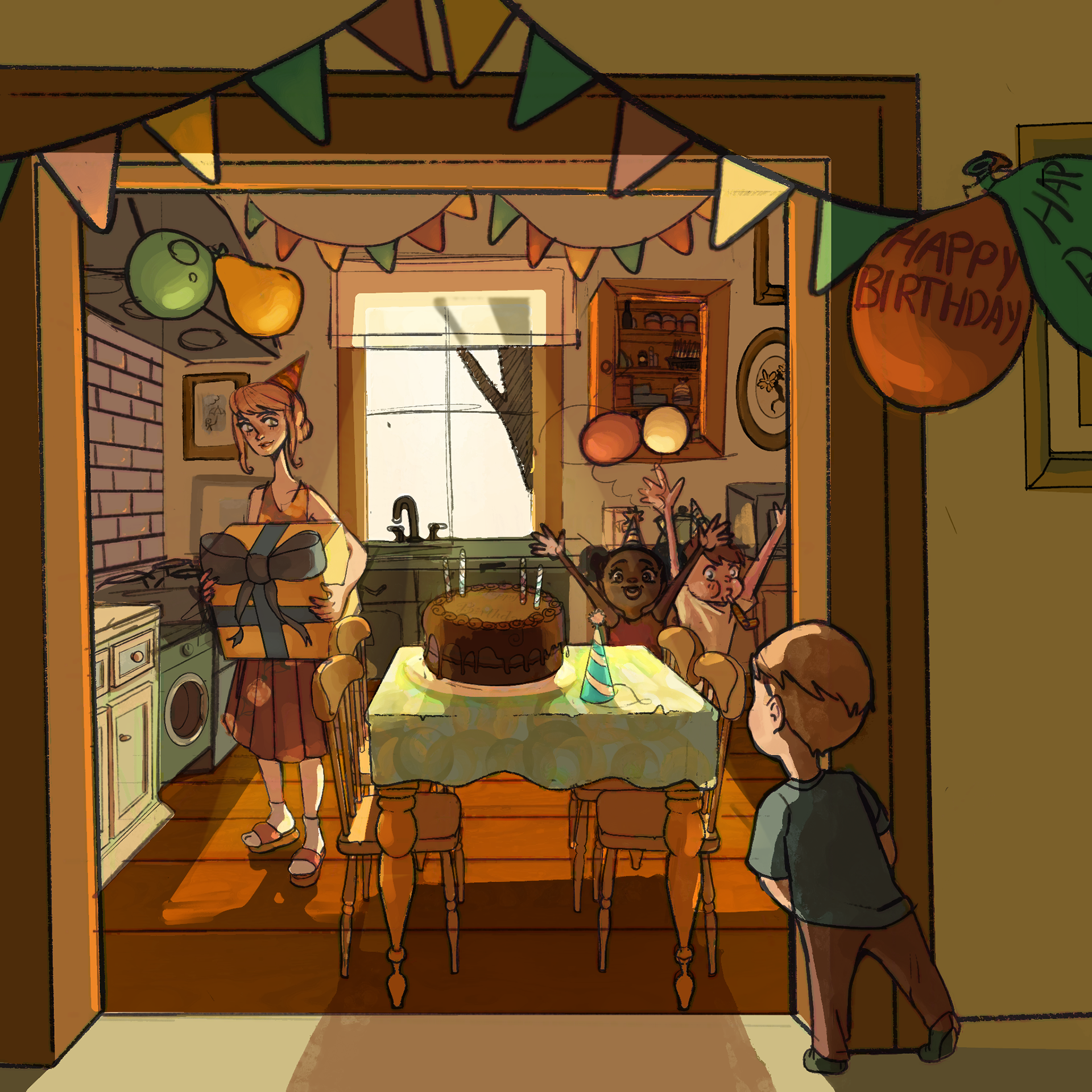 Personal illustration (Photoshop)