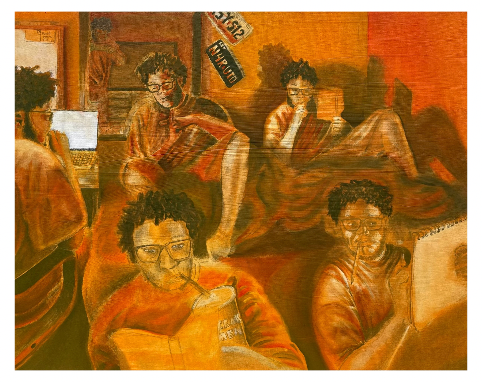 "Shadow Clone Solitude" 30"x24" (oil)