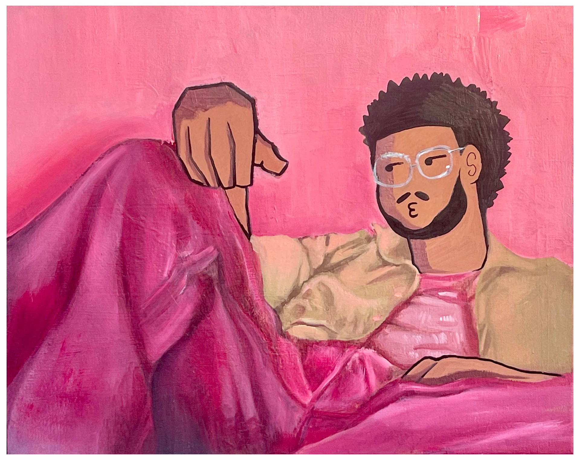 “Eli Glasper” 16"x20" (oil/acrylic)