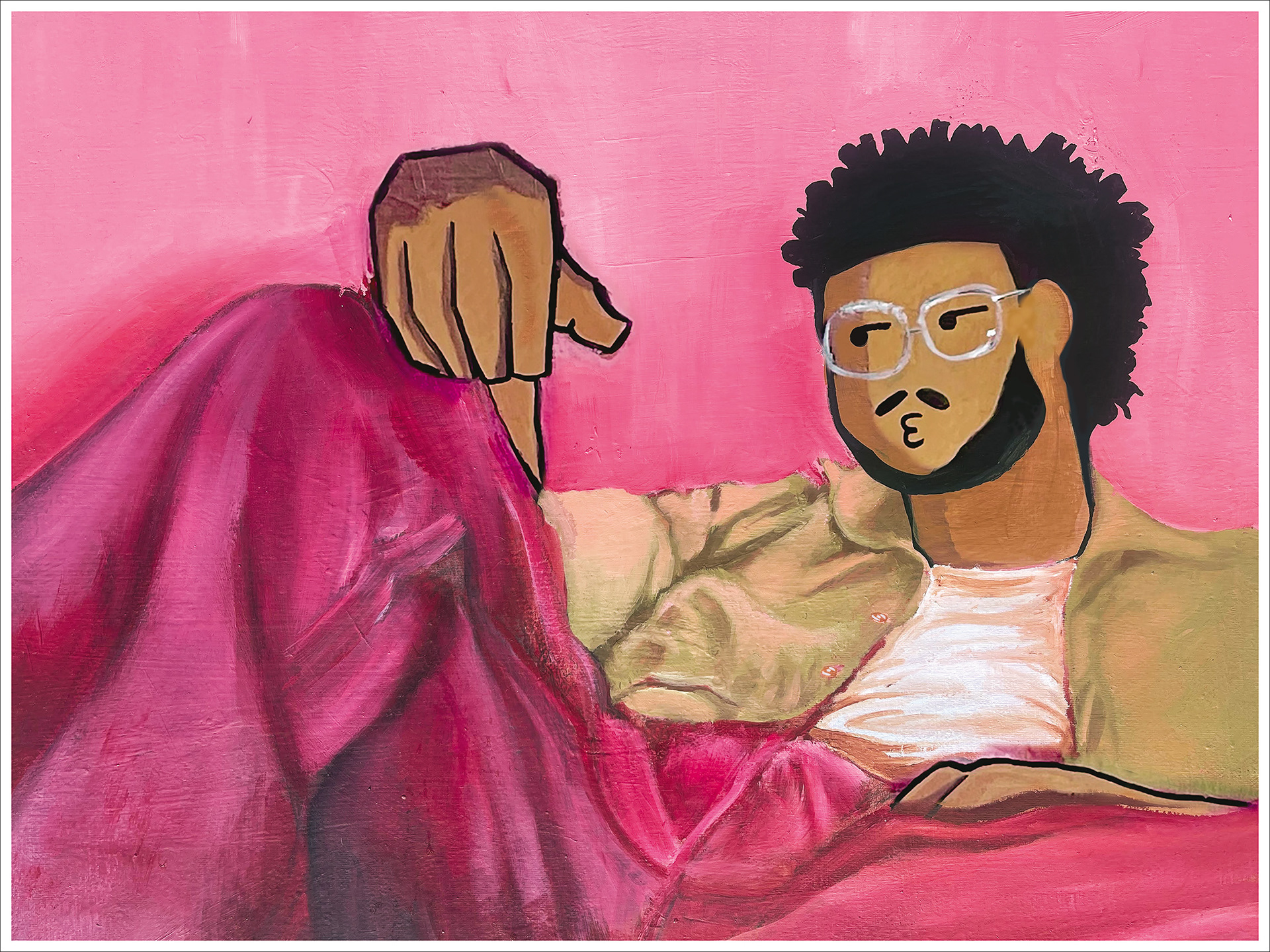 "Eli Glasper" 16"x20" (oil/acrylic)