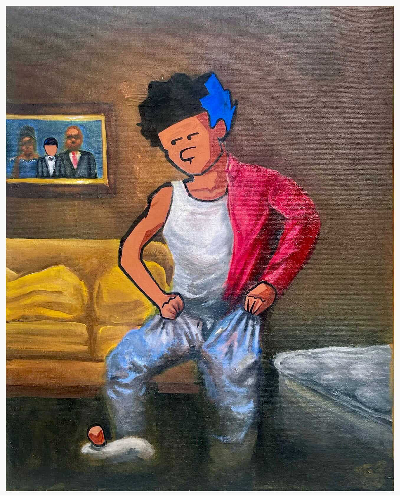 "Unsuitable" 16"x20" (oil/acrylic)