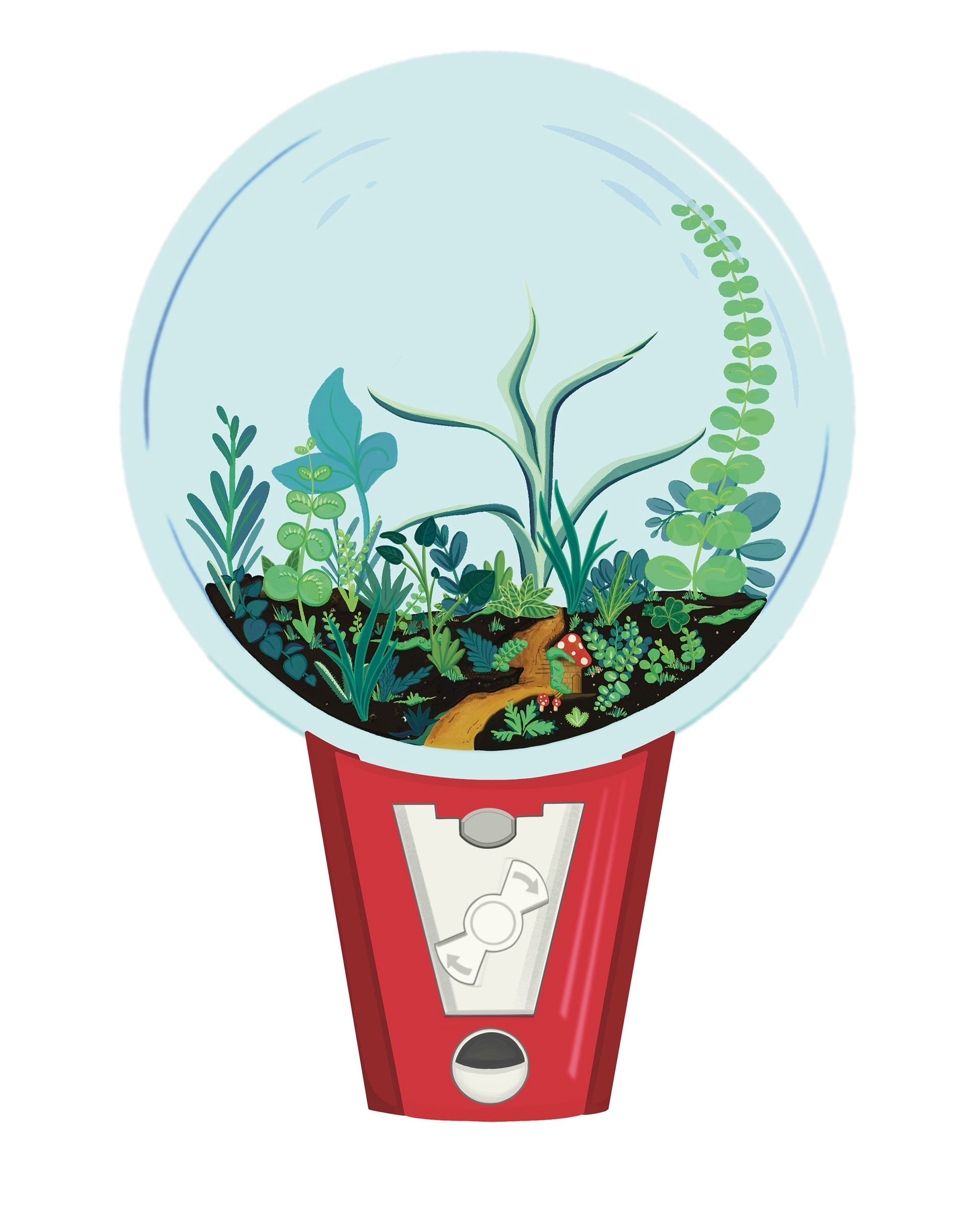 quarter growth sticker