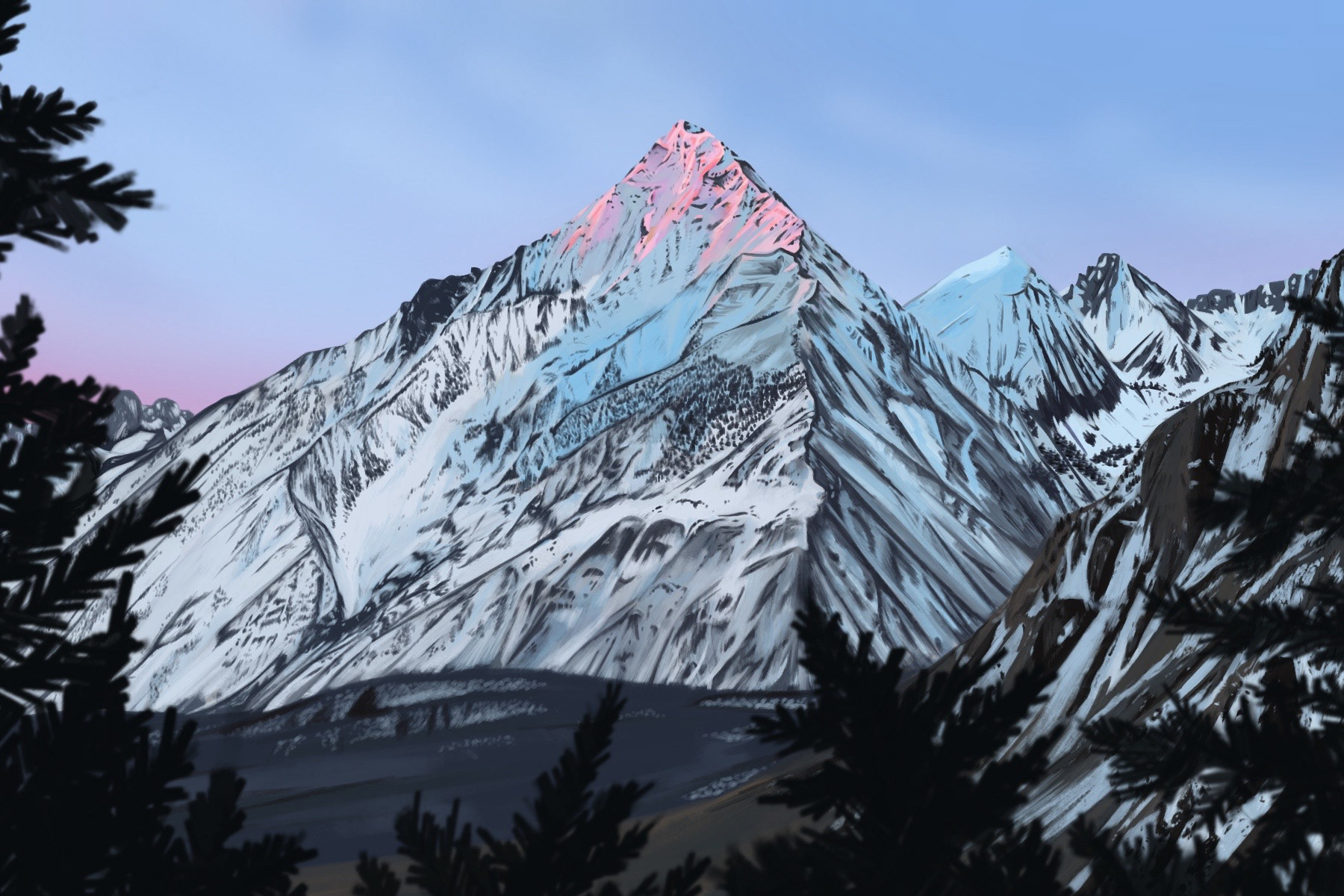 color study referenced illustration