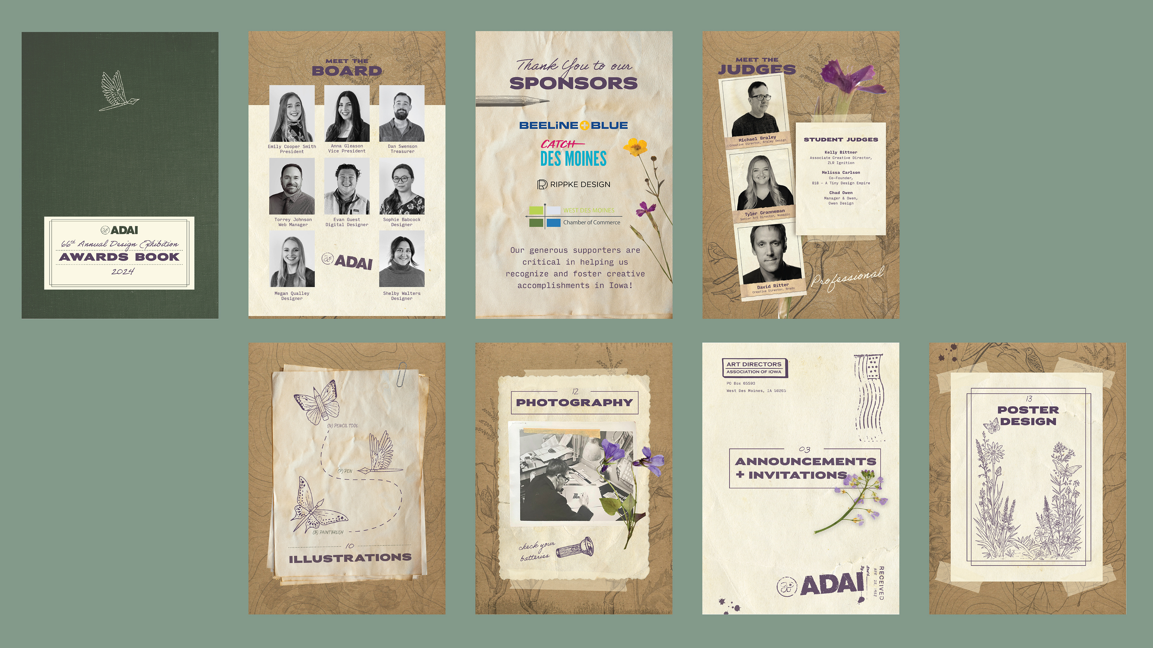 Award Book Category Pages and Cover