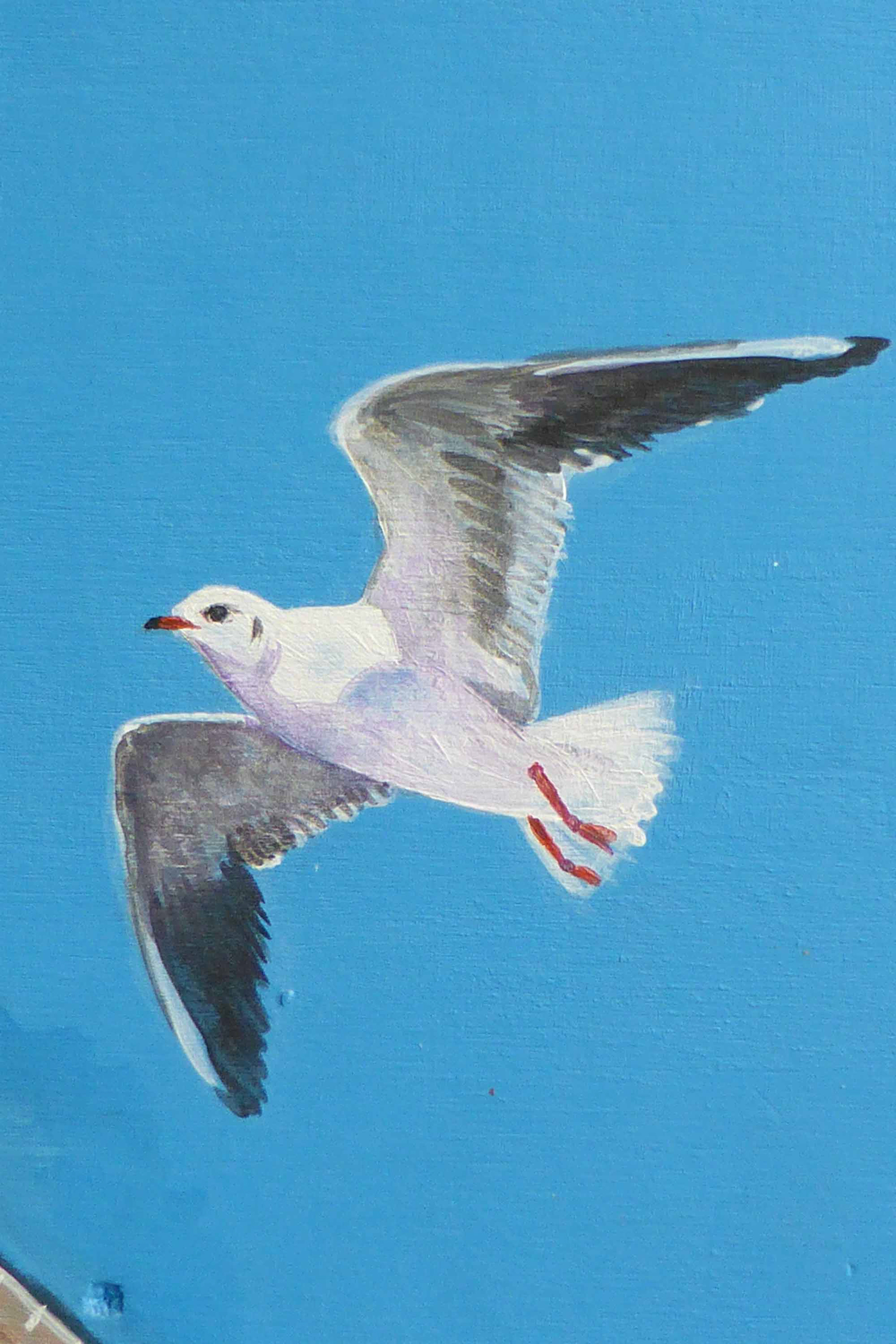 La Mouette rieuse d'Alix - Acrylique 2015