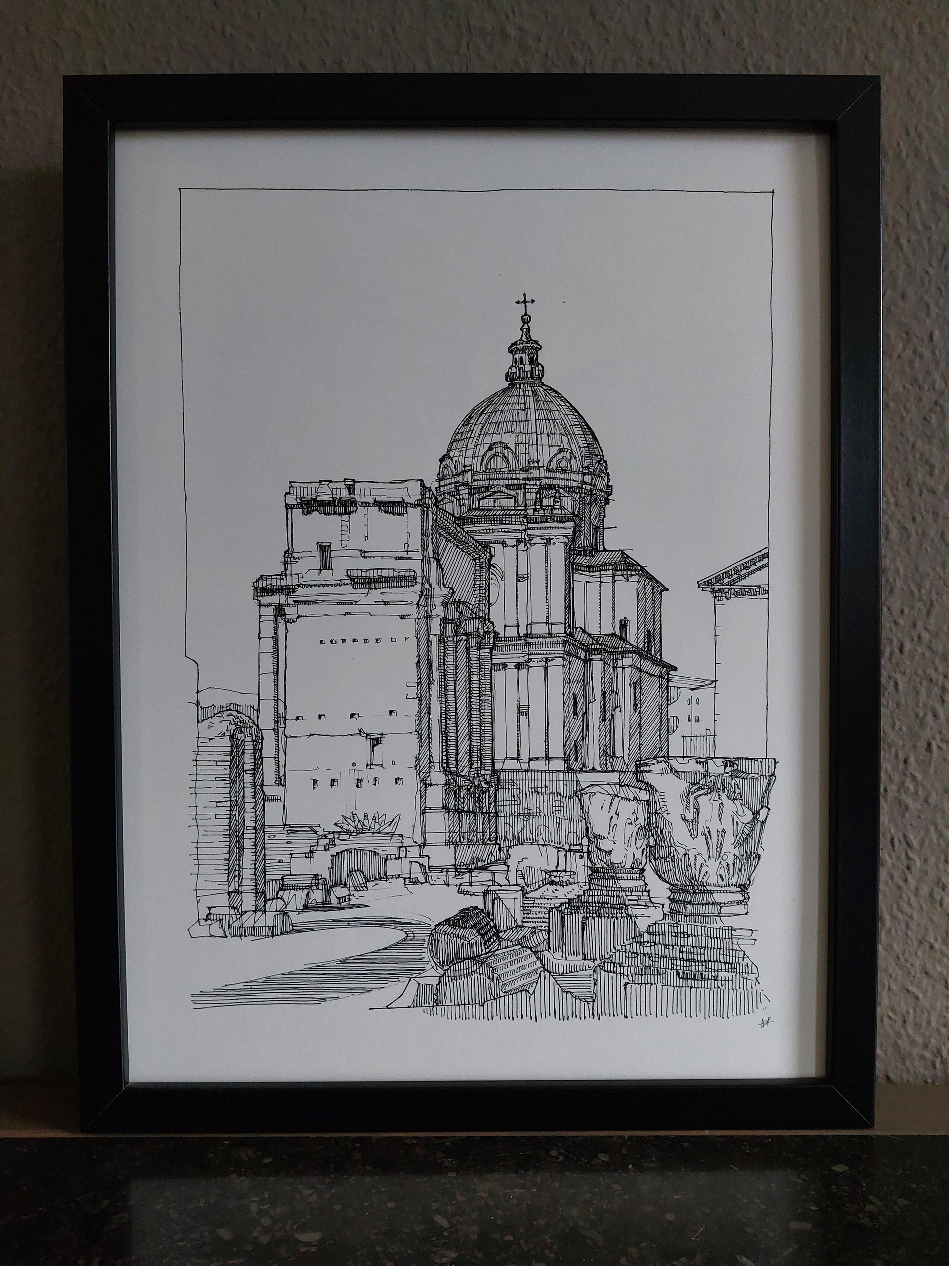 Palatine Hill (30x40 cm)