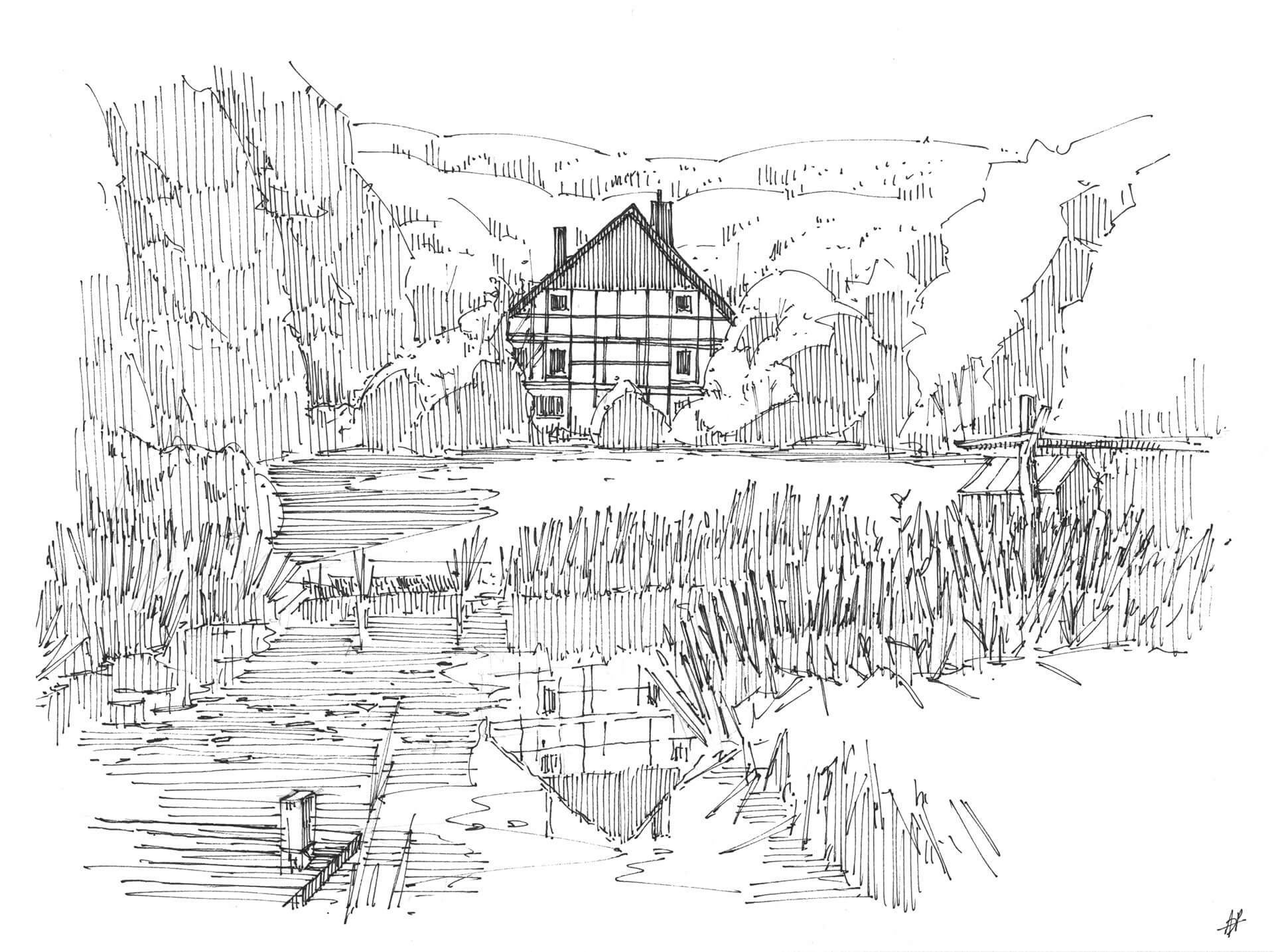 Family Cottage (29,7x21 cm)